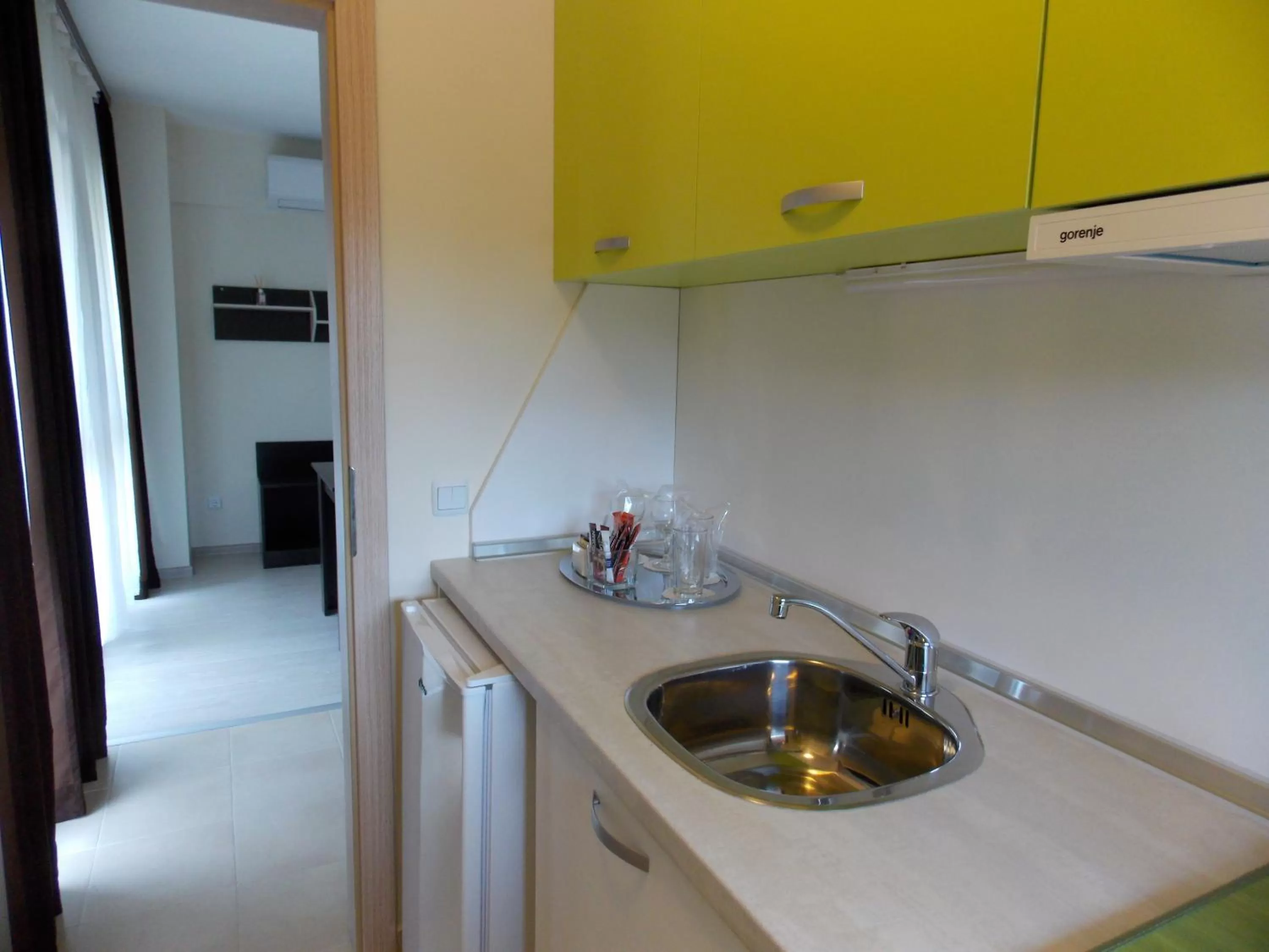 Coffee/tea facilities, Kitchen/Kitchenette in Apart Hotel Rosen