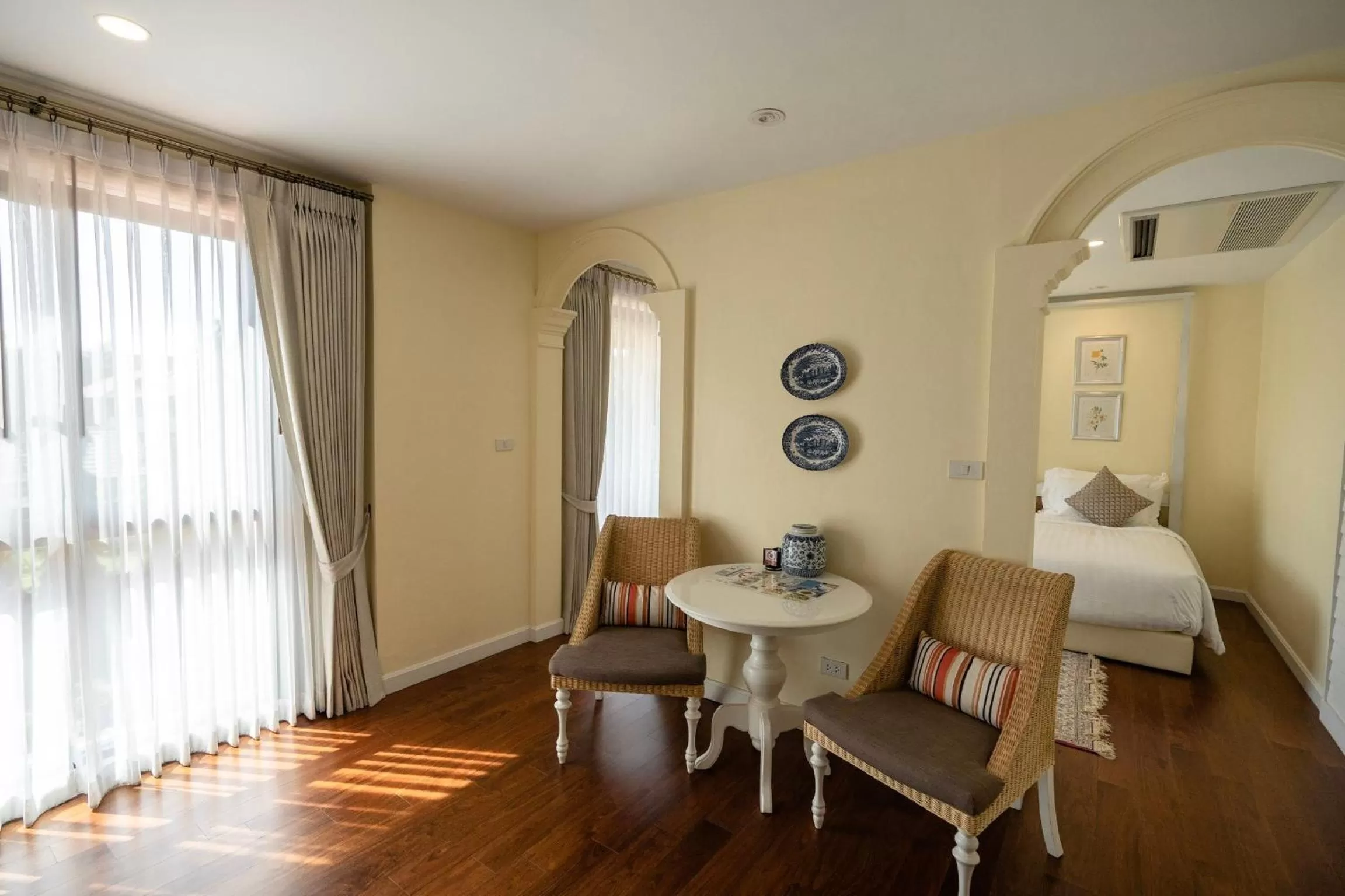 Seating area in Content Villa Chiangmai