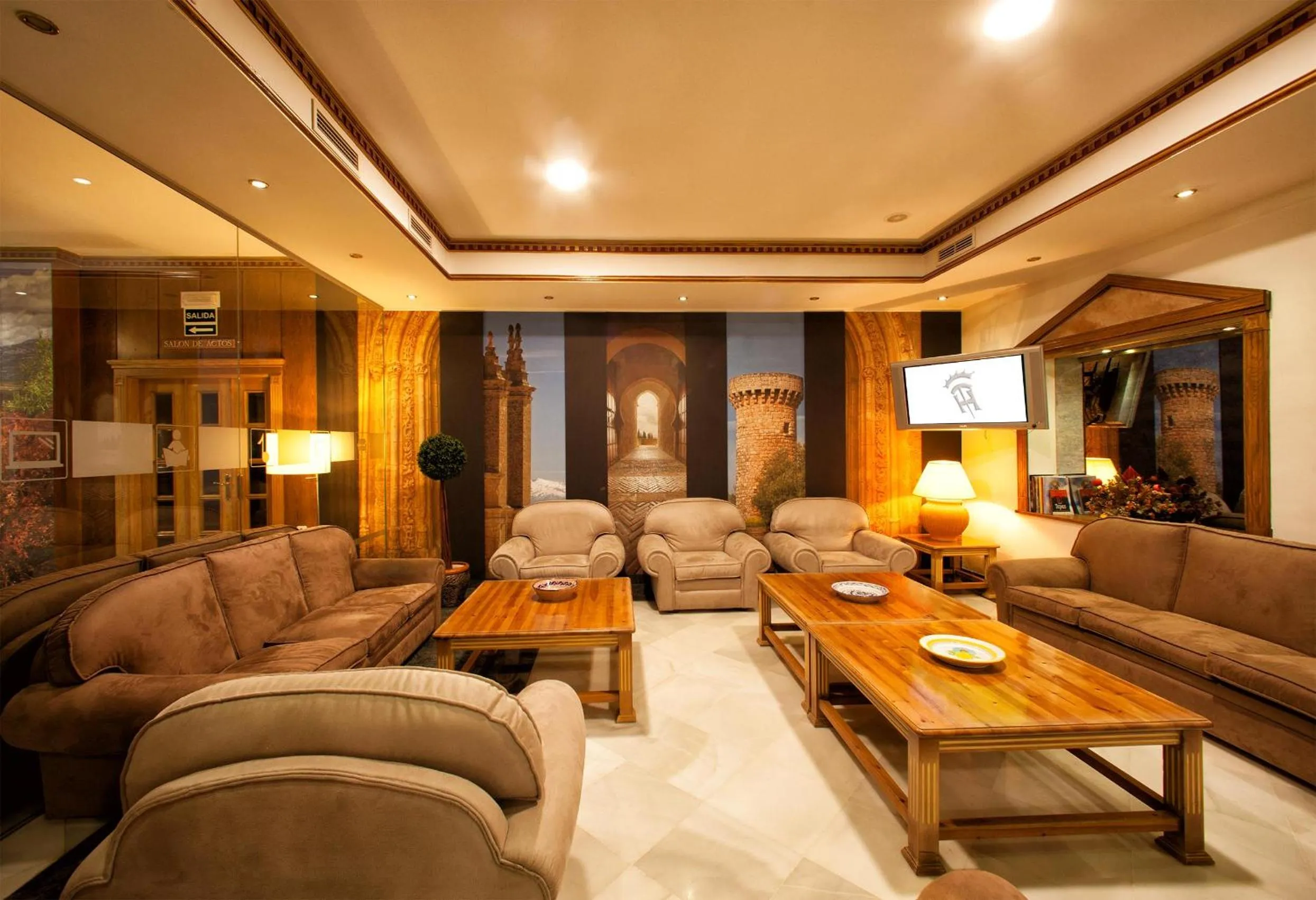 Communal lounge/ TV room in Hotel Torrepalma