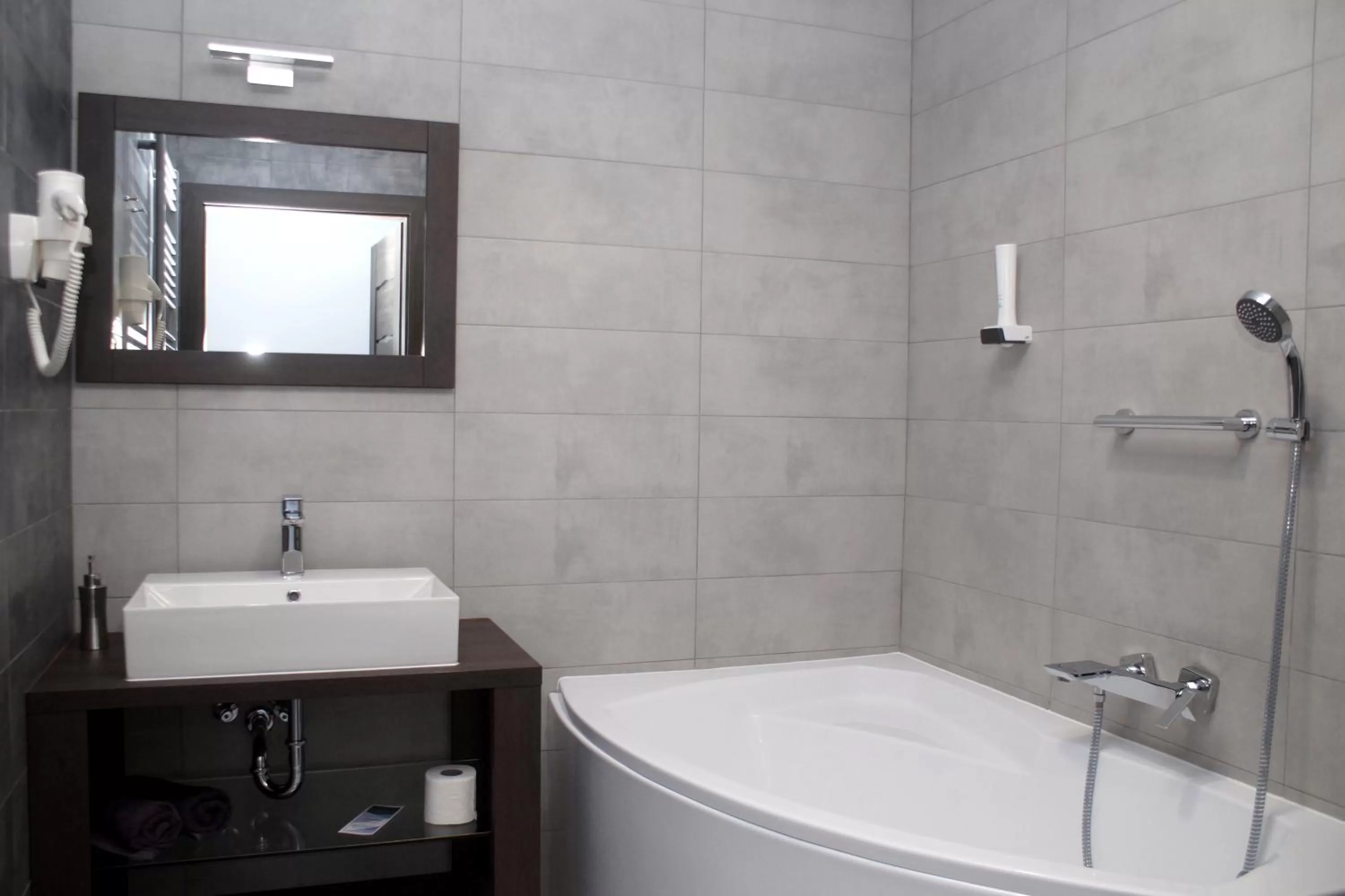 Bathroom in Fitromax Sportpanzió Ajka