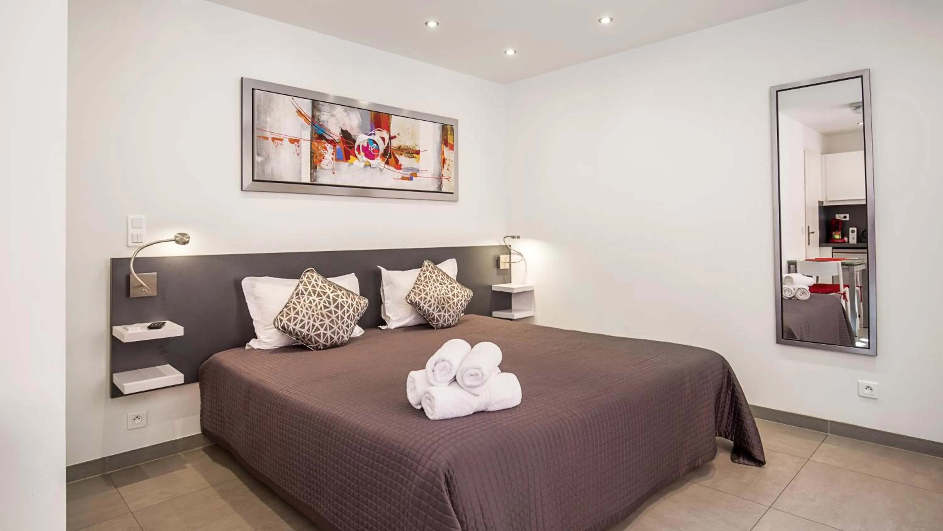 Bedroom, Bed in Hotel De L'Horloge