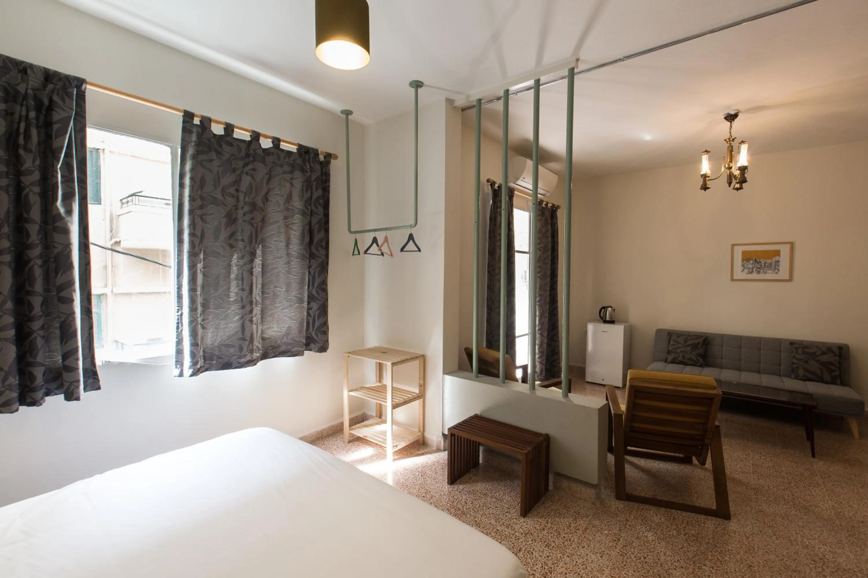 Bed in The Grand Meshmosh Hotel