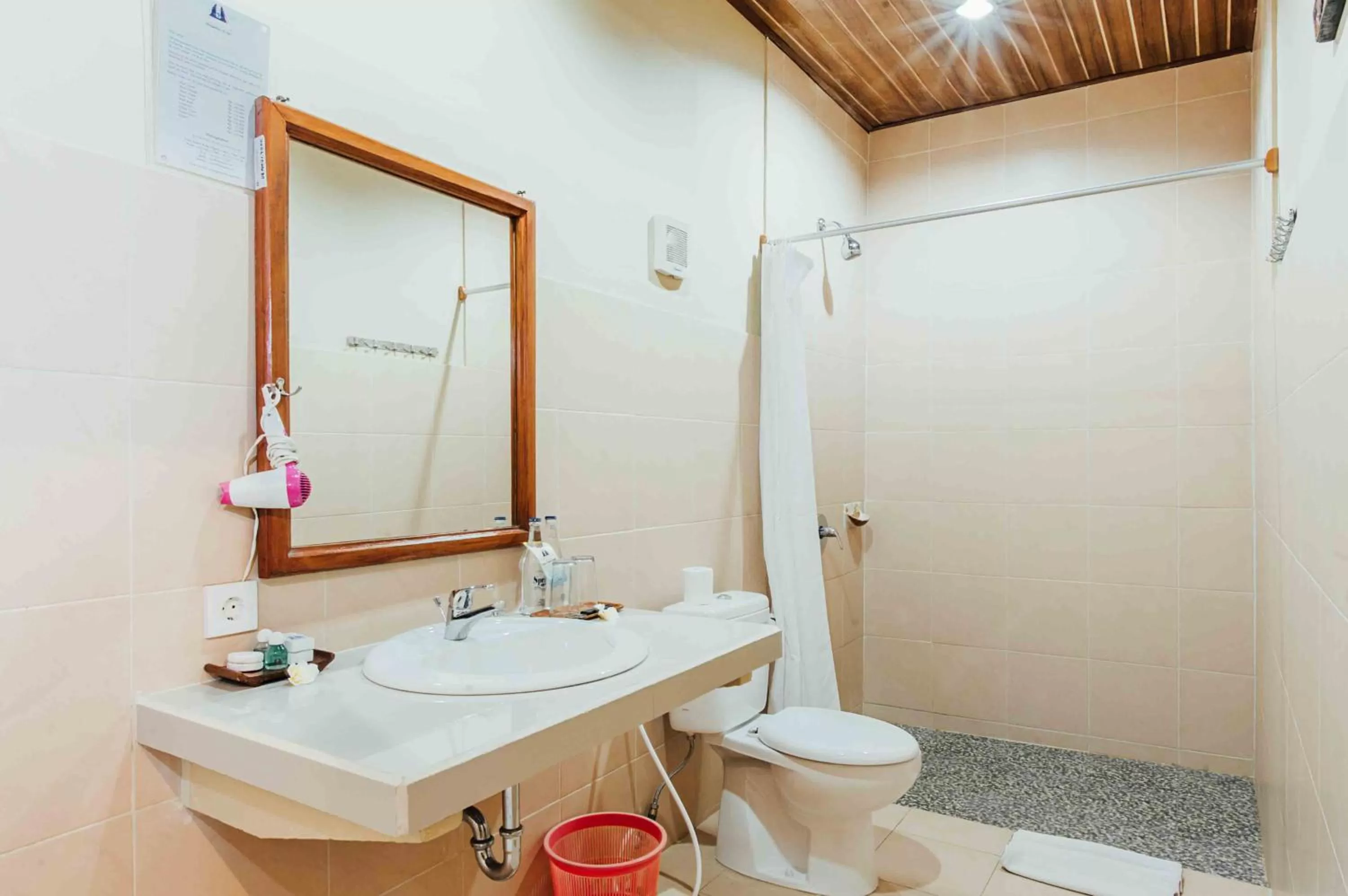 Bathroom in Kuta Puri Bungalows, Villas and Resort