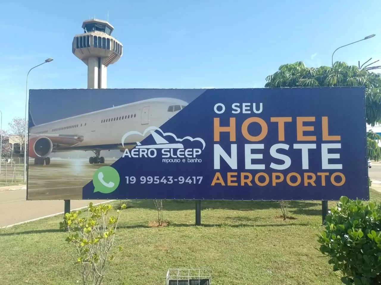 Property building, Property Logo/Sign in Hotel Aero Sleep Campinas