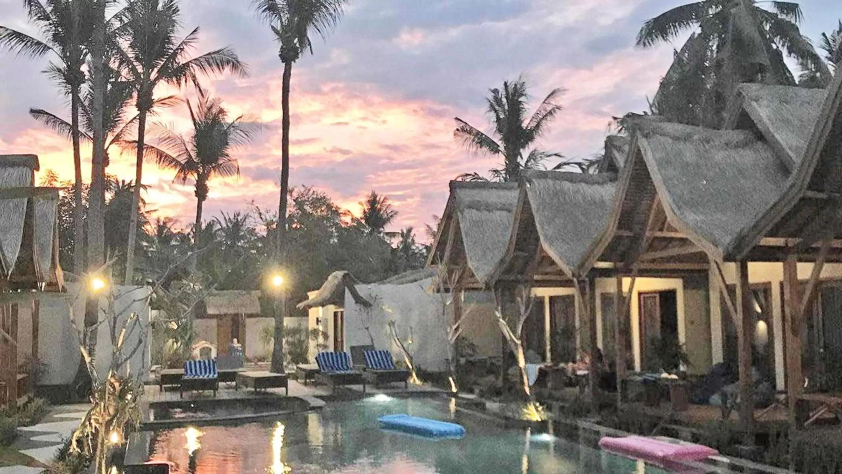 Property building, Swimming Pool in Gili One Resort