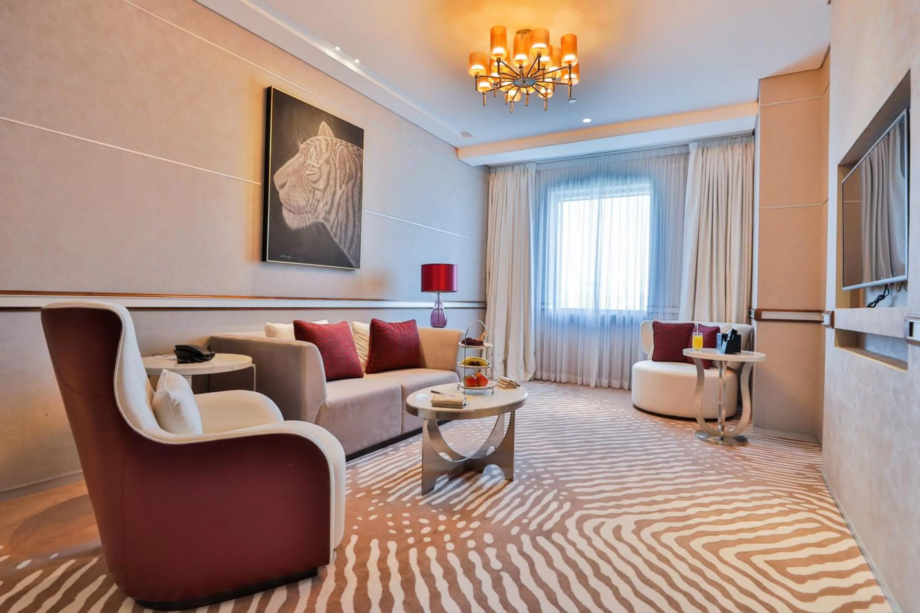 Living room in VIP Hotel Doha Qatar