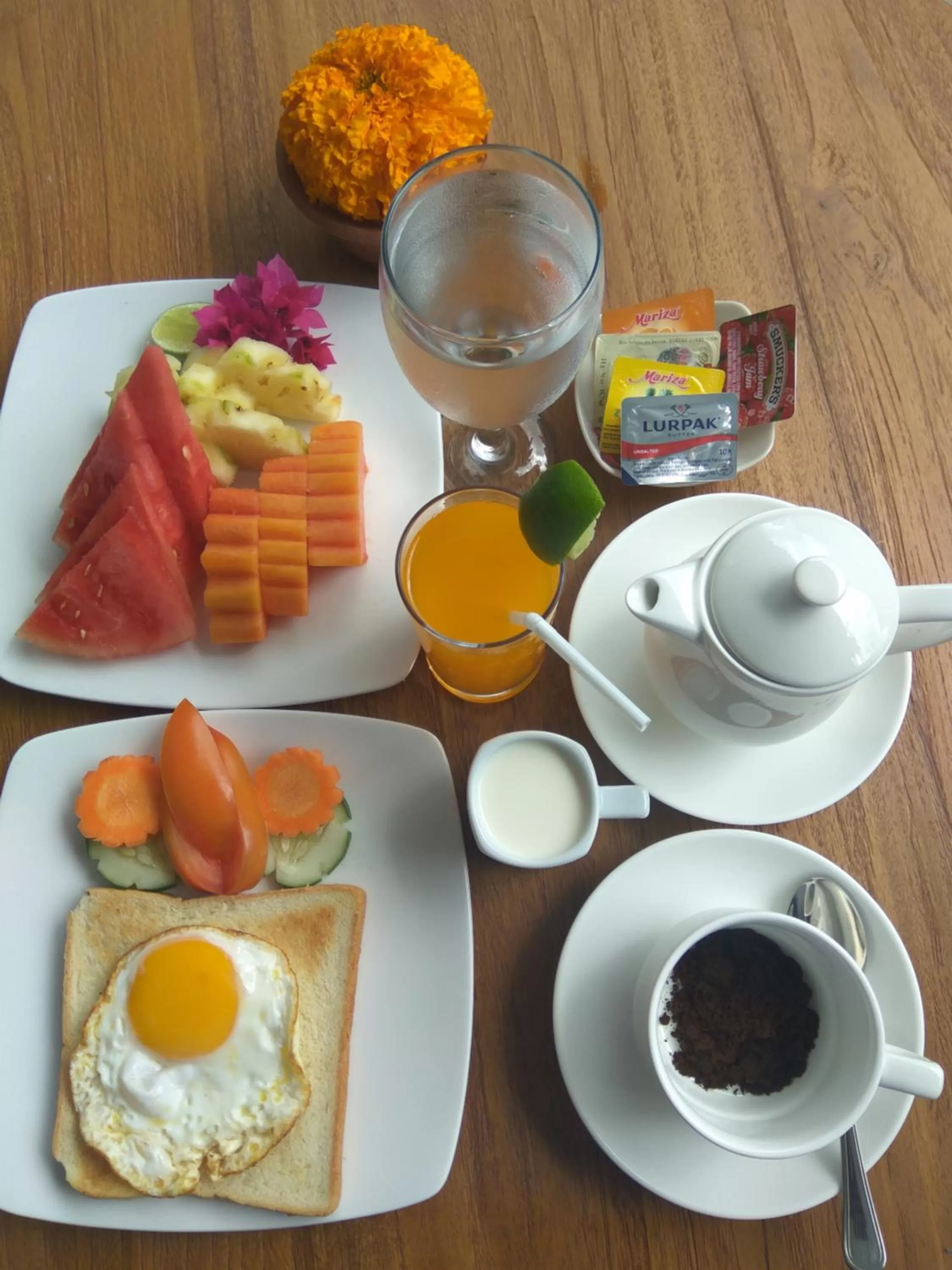 Food close-up in The Hidden Bali Inn