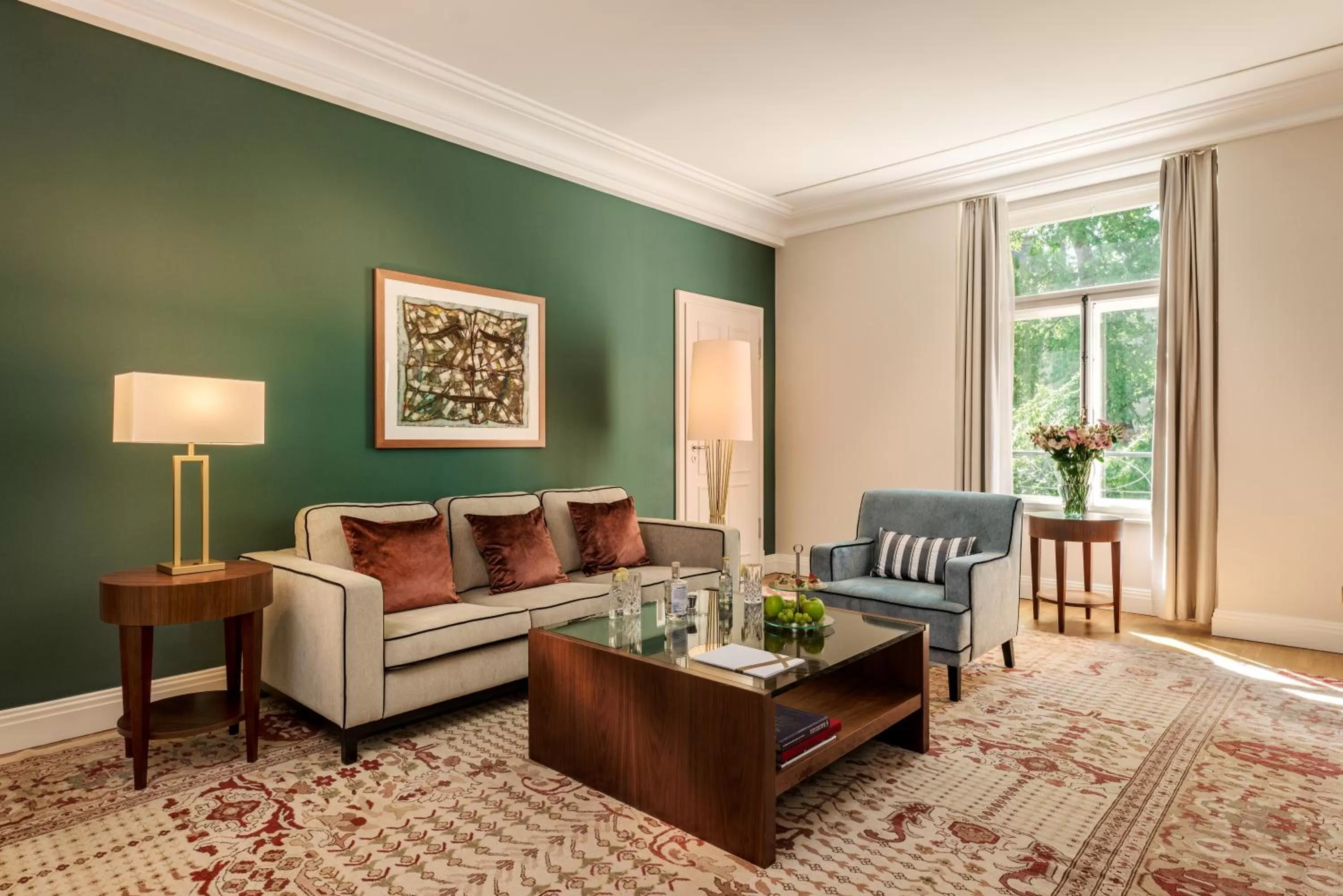 Living room in Maison Messmer - ein Mitglied der Hommage Luxury Hotels Collection