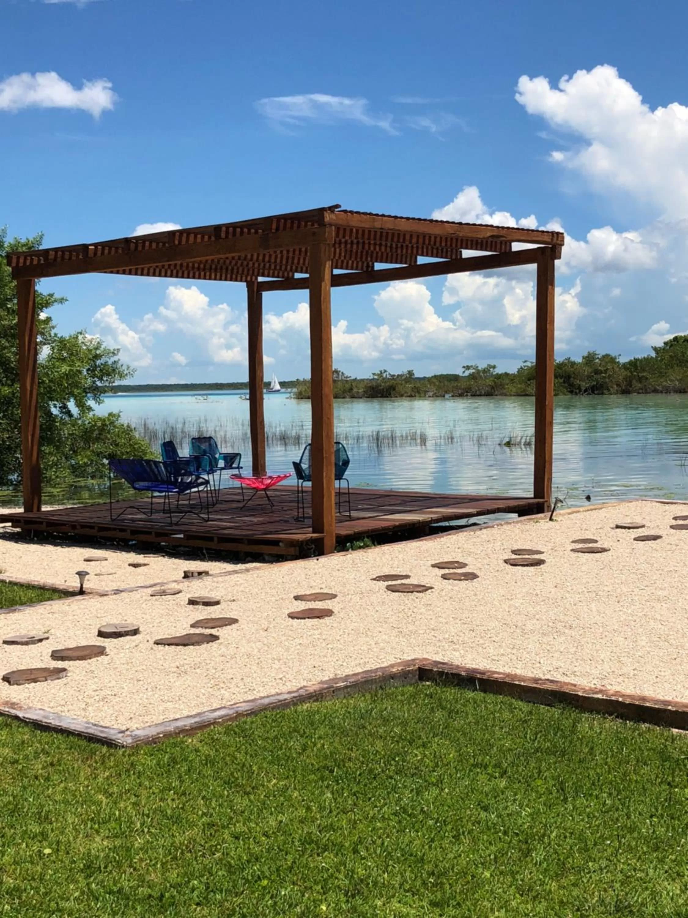 Garden in Casa Shiva Bacalar by MIJ