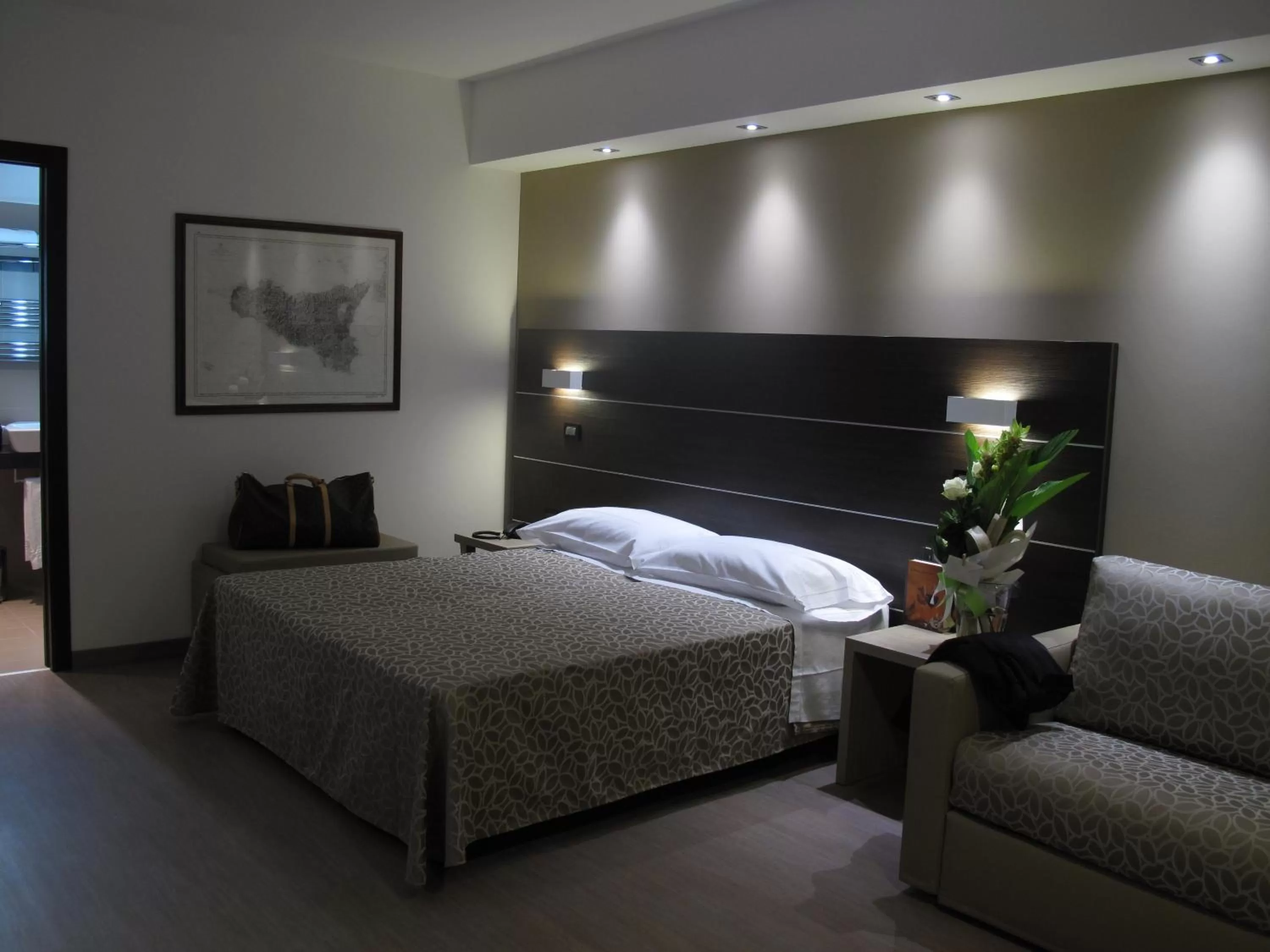 Bed in Hotel La Conchiglia