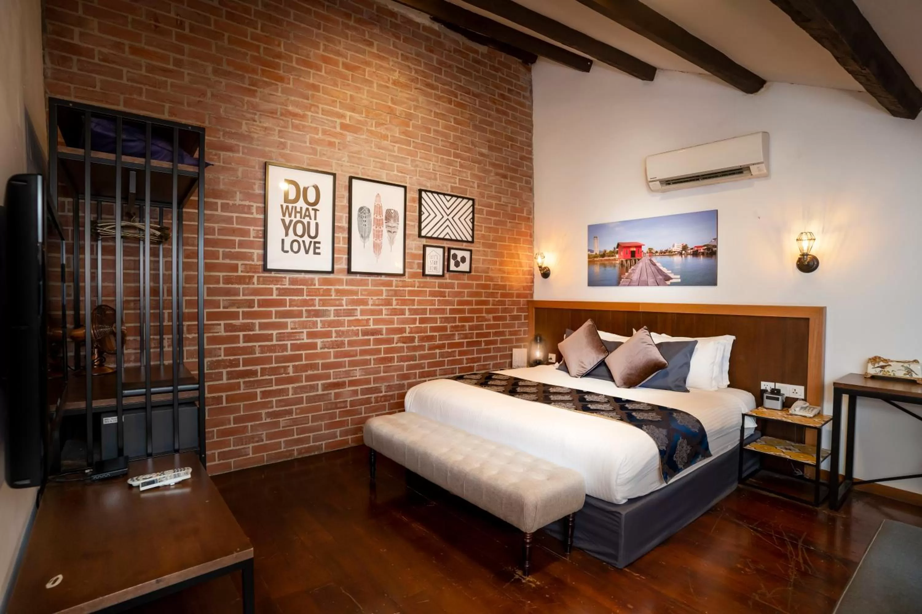 Bedroom, Bed in RARE Heritage House