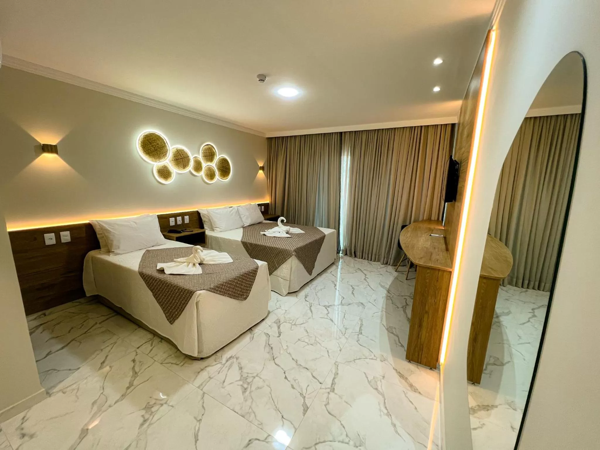 Photo of the whole room, Bed in Pousada Marítimos