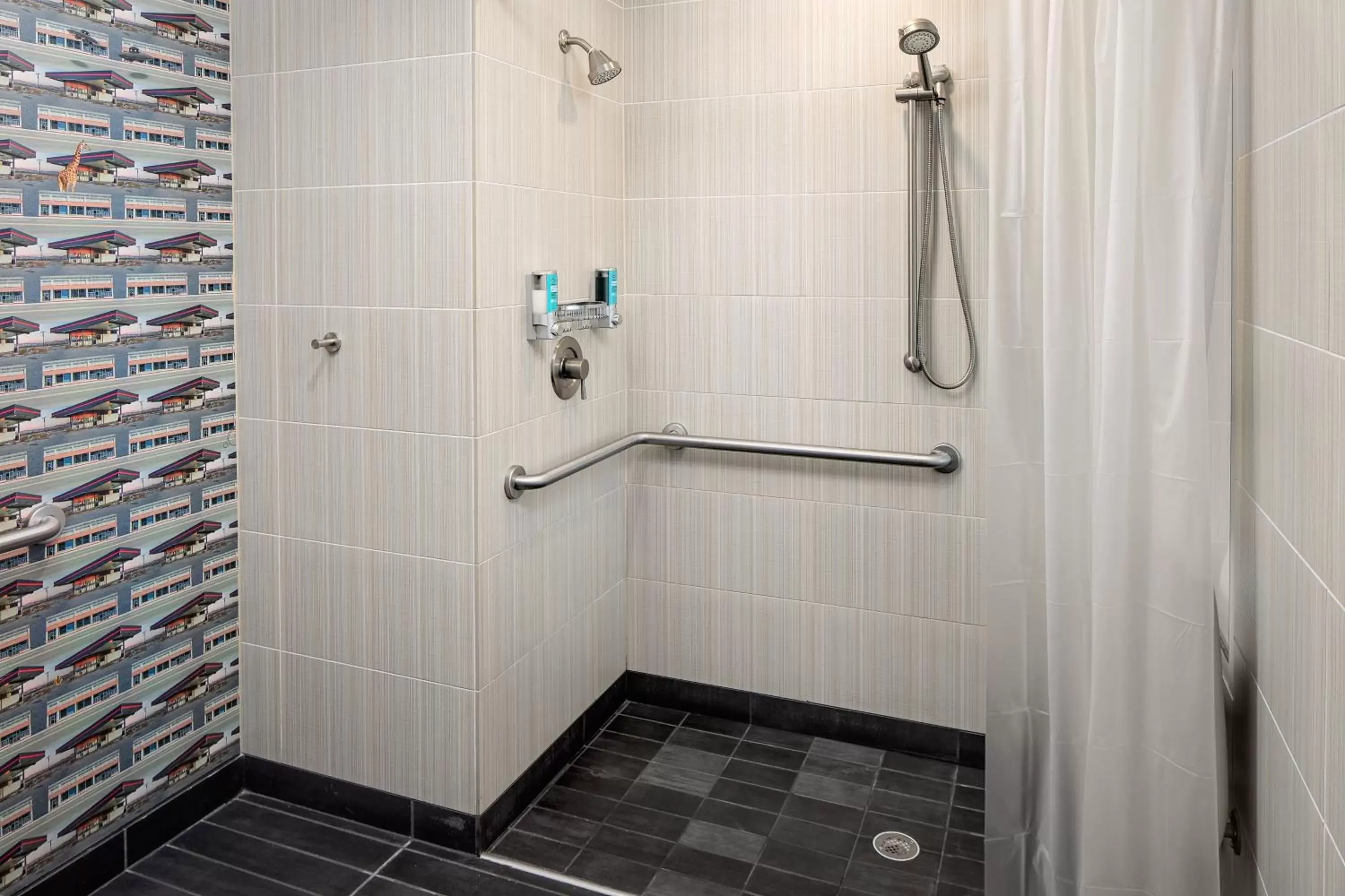 King Room with Roll-in Shower - Mobility and Hearing Accessible in Aloft Chapel Hill King Room with Roll-in Shower - Mobility and Hearing Accessible in Aloft Chapel Hill