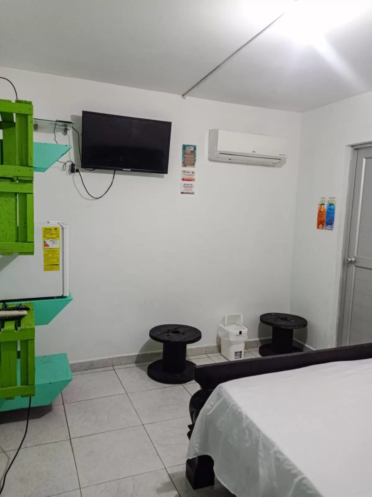 Bed in Posada Cultural Bahia Sonora