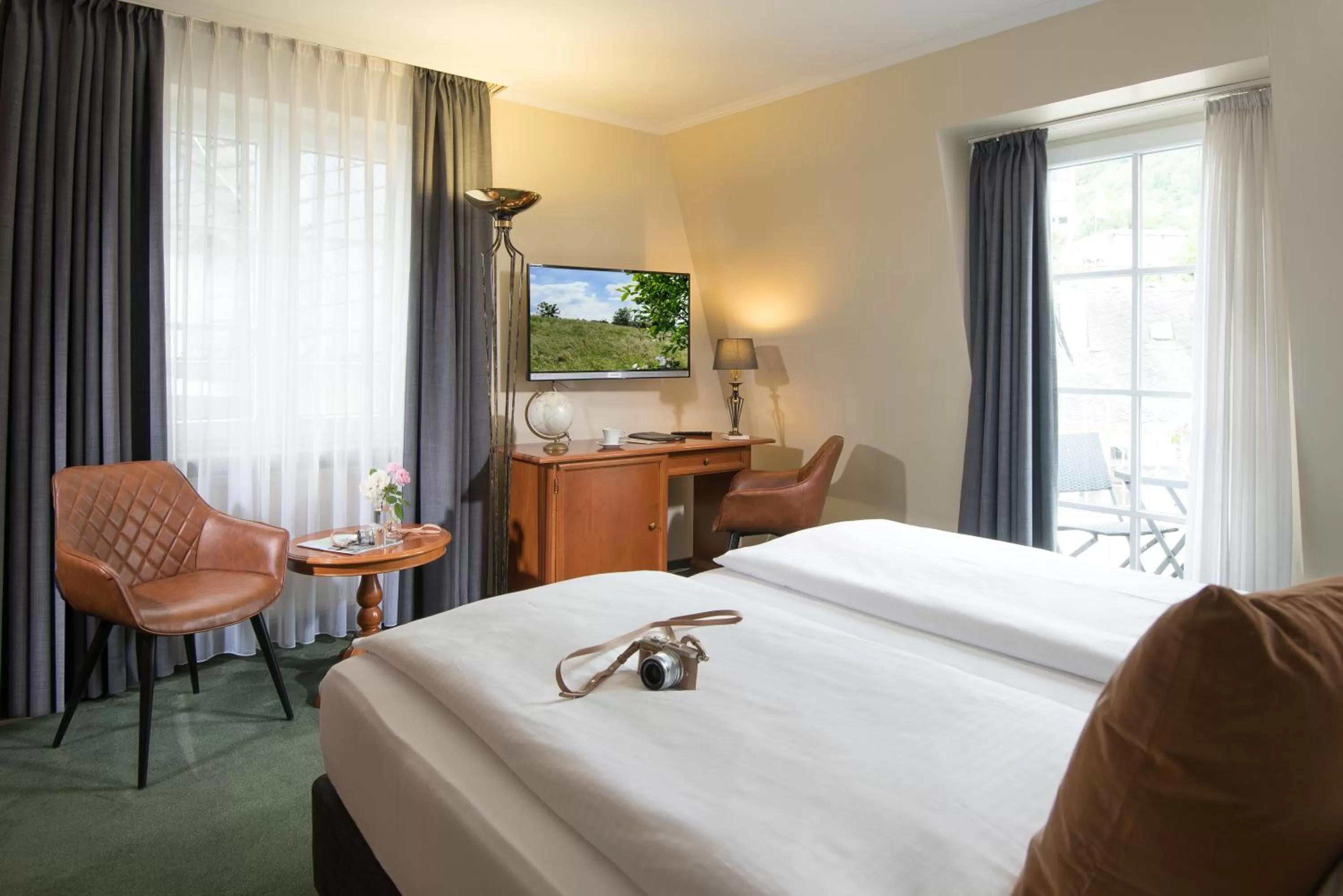 Bed in Hotel Germania