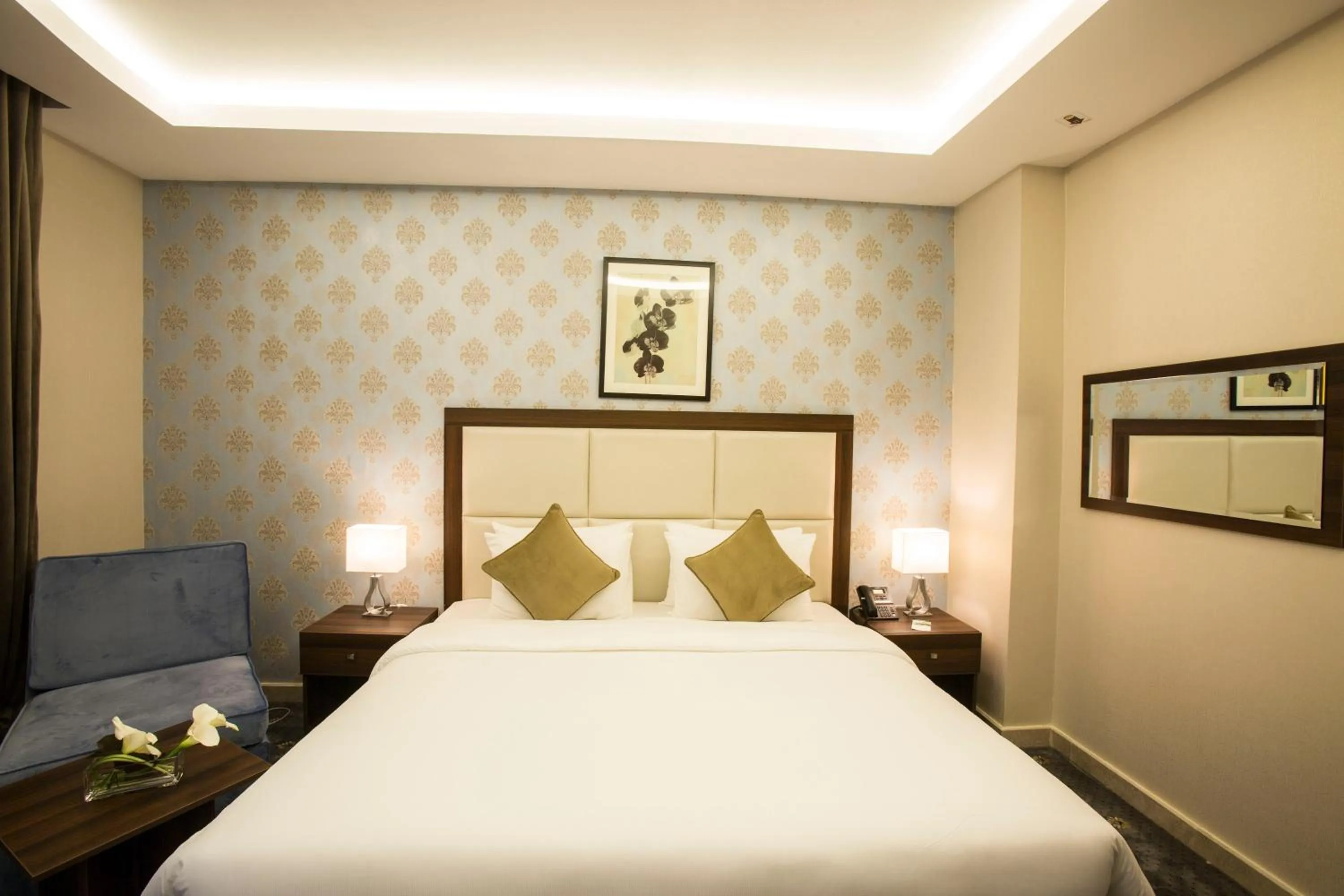 Bedroom, Bed in The Town Hotel Doha