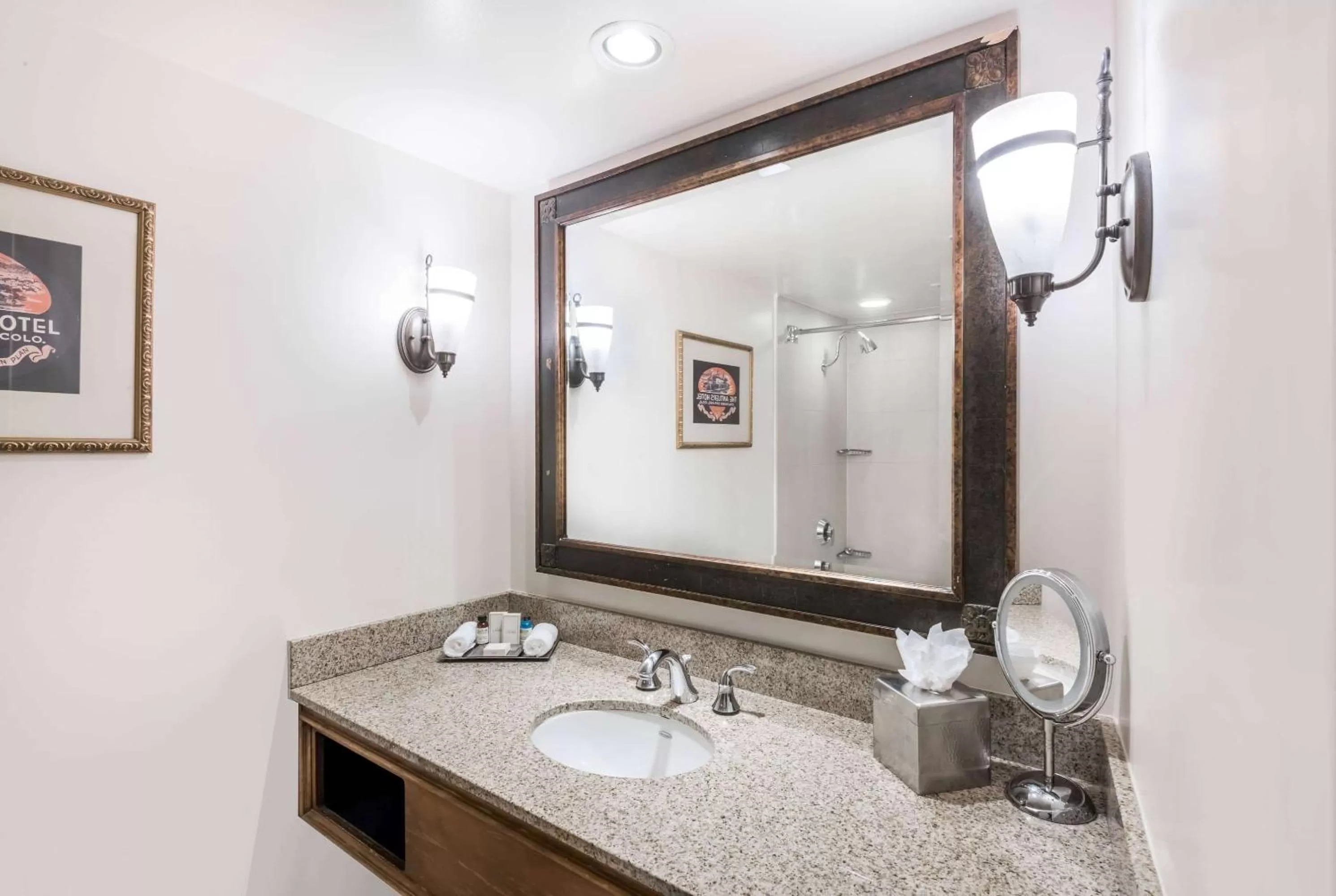 Bathroom in The Antlers, a Wyndham Hotel