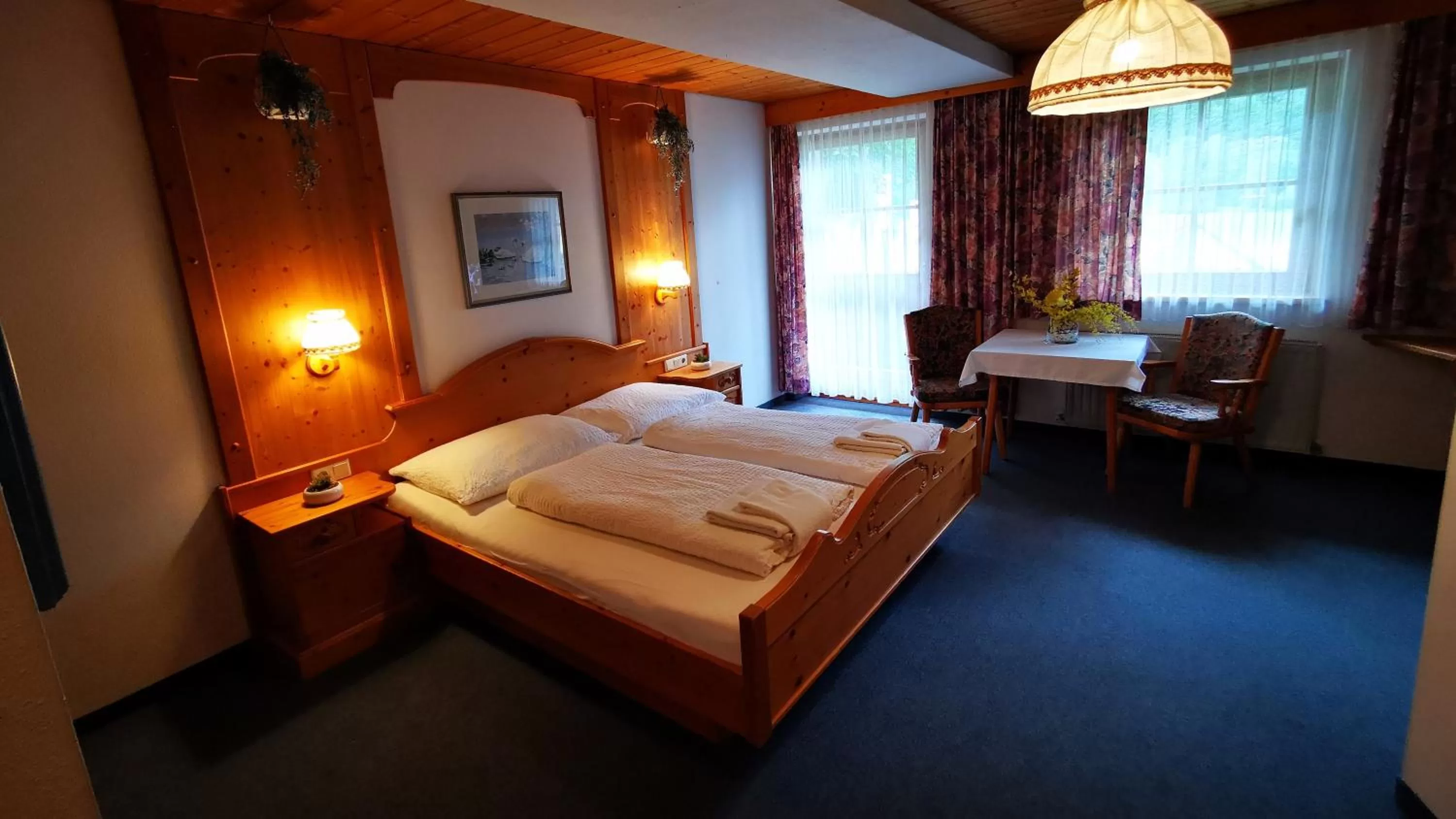 Bed in Gasthof Geronimo