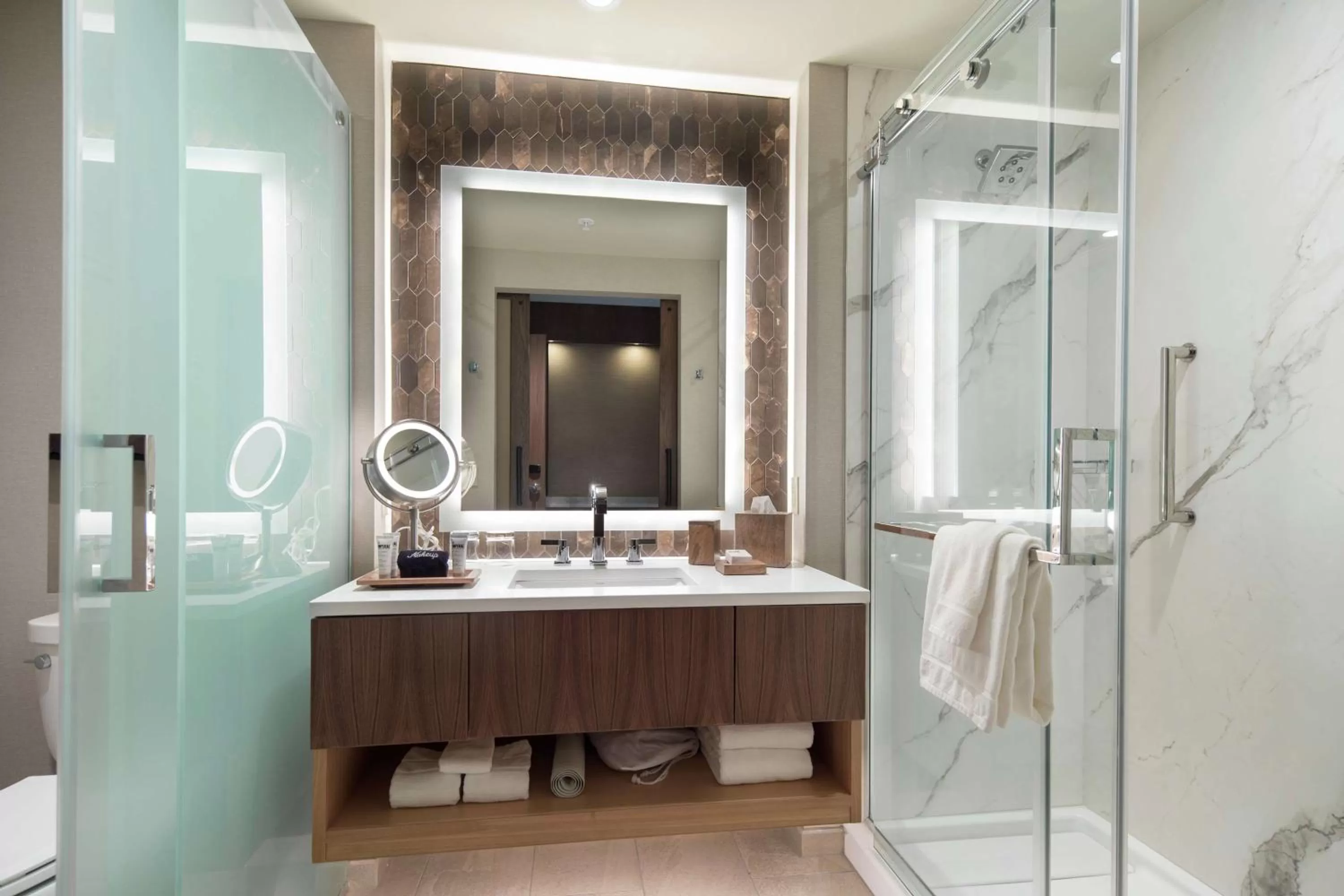 Bathroom in The Porter Portland, Curio Collection By Hilton