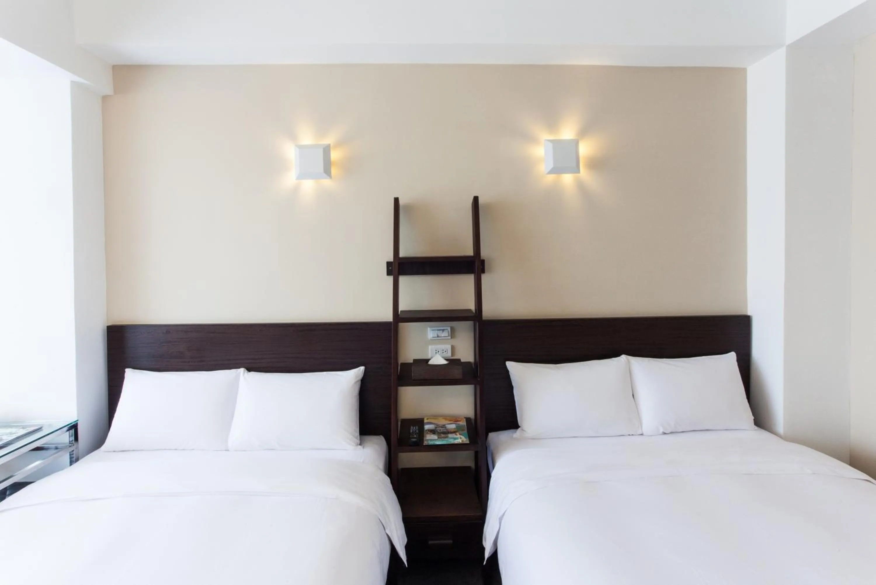 Bed in Hotel Les Champs Hualien