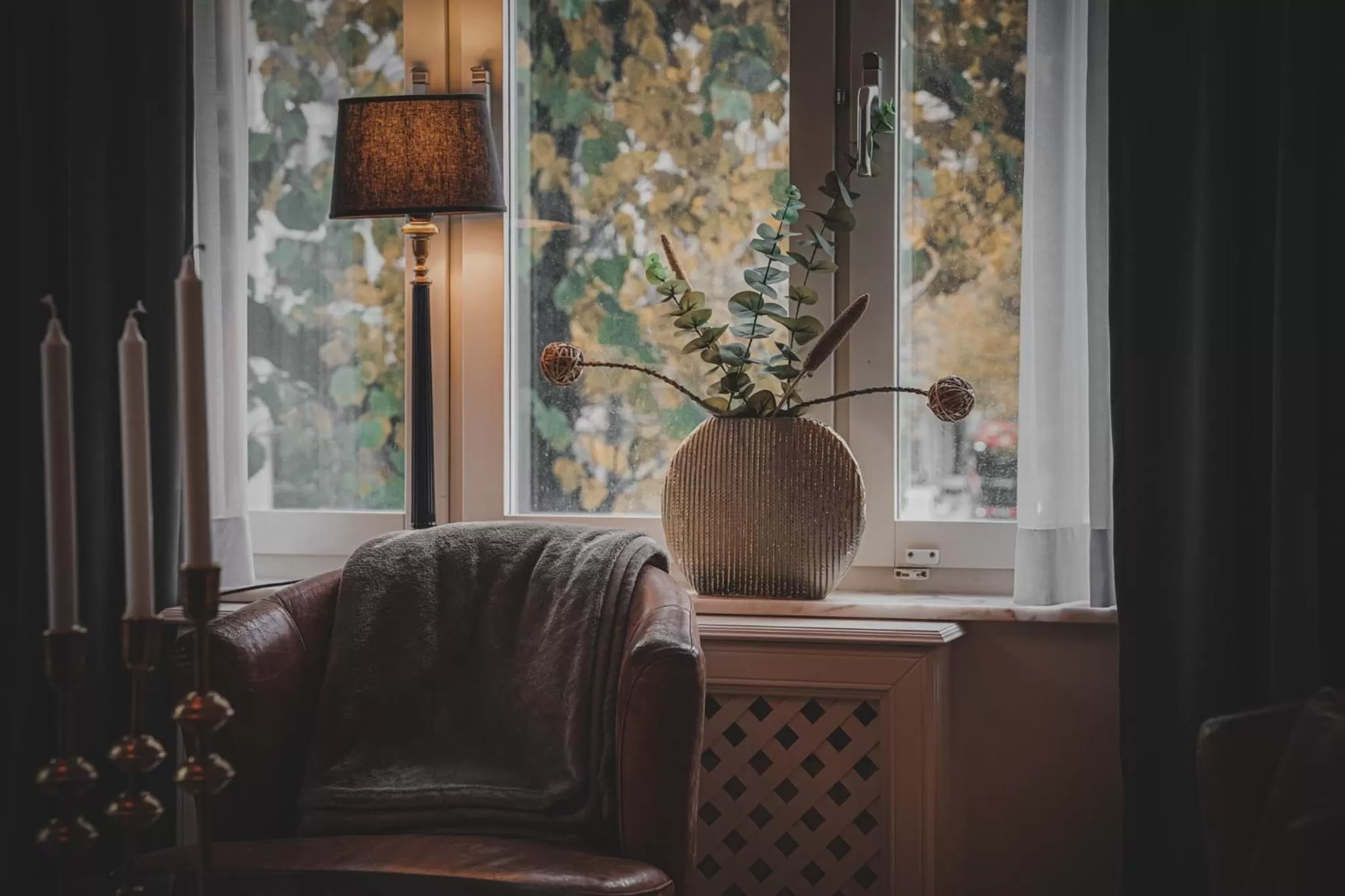 Seating area in Mojo Hotell