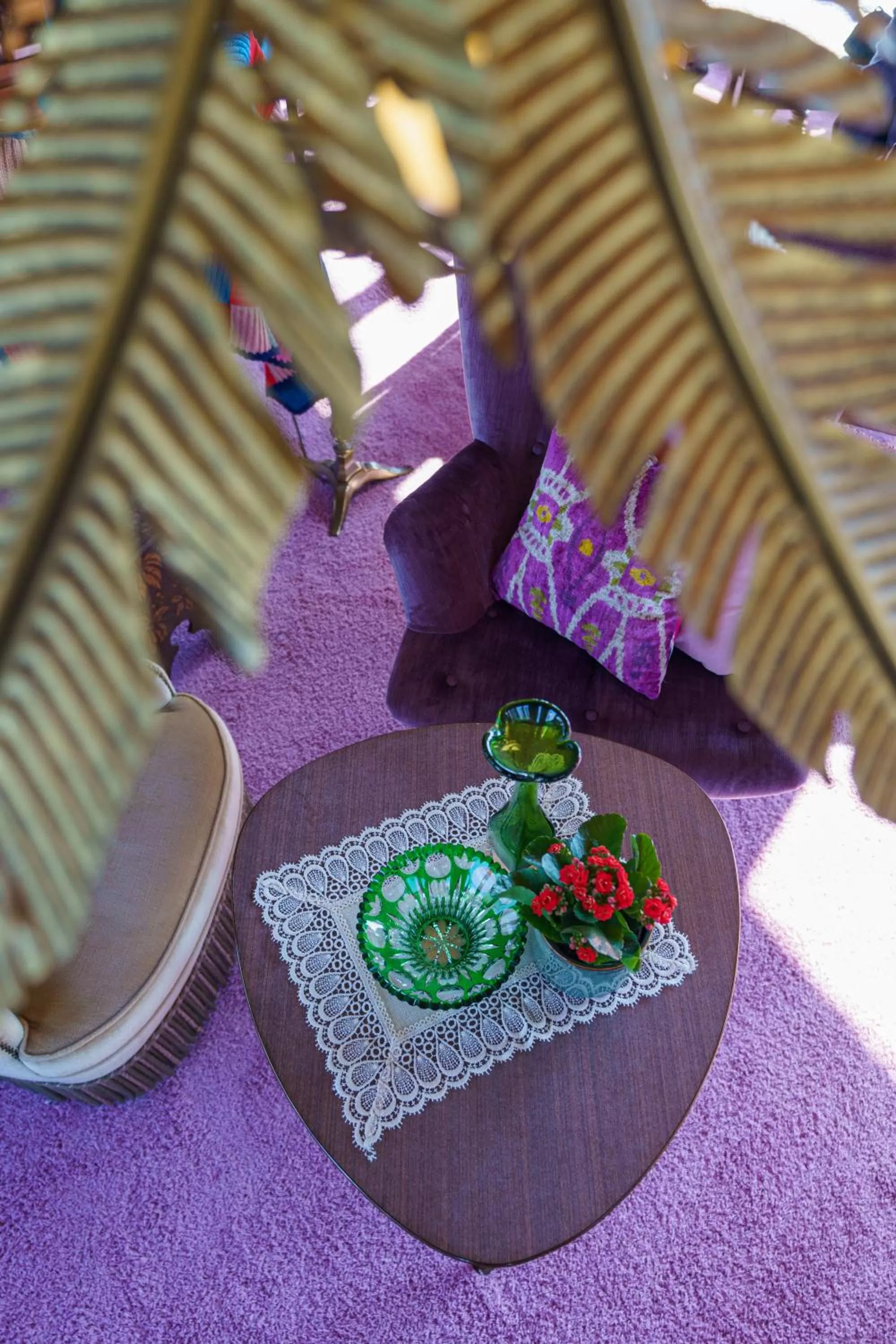 Decorative detail in Tante ALMA's Bonner Hotel