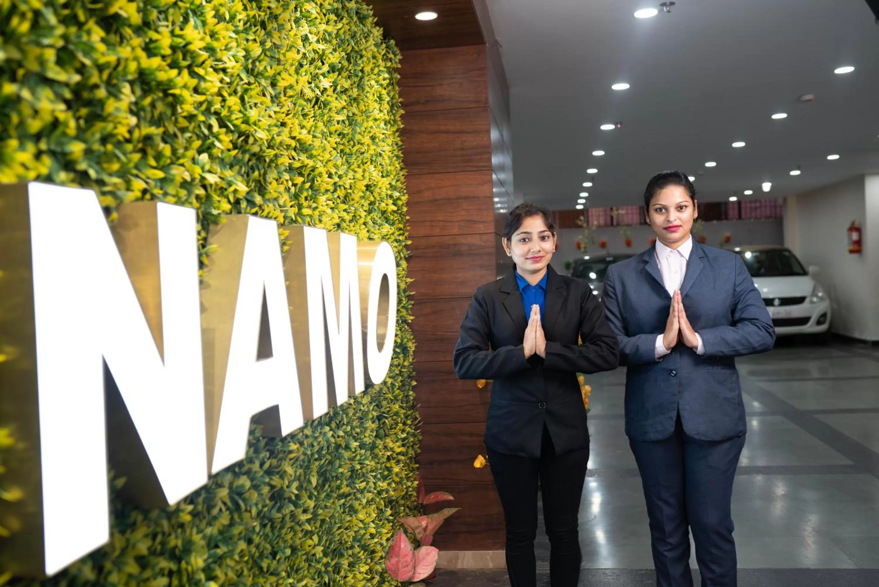 Property logo or sign in Hotel Namo Residency