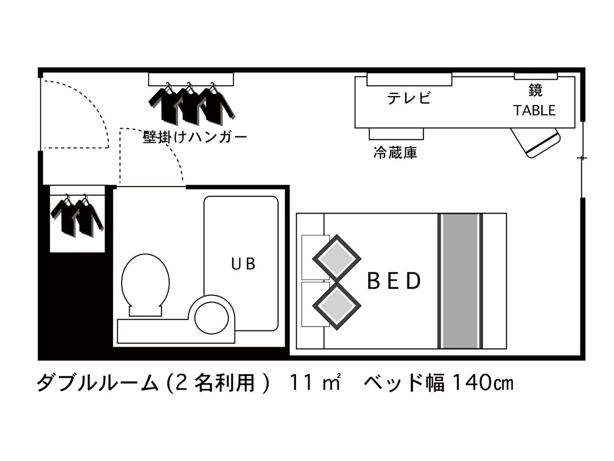 Floor plan in Hotel Areaone Kitaibaraki