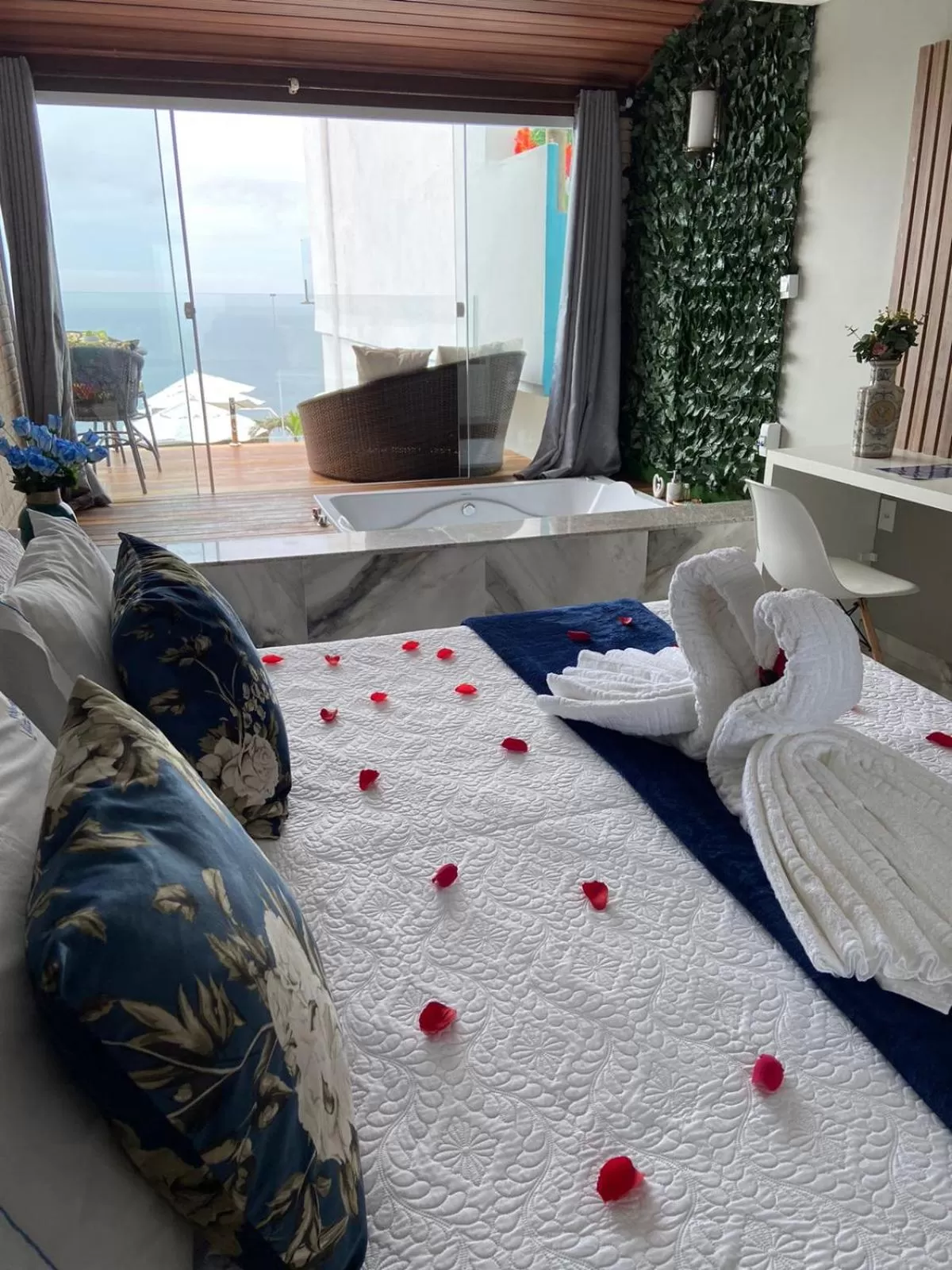 Bed in Pousada e Restaurante Vista Turquesa