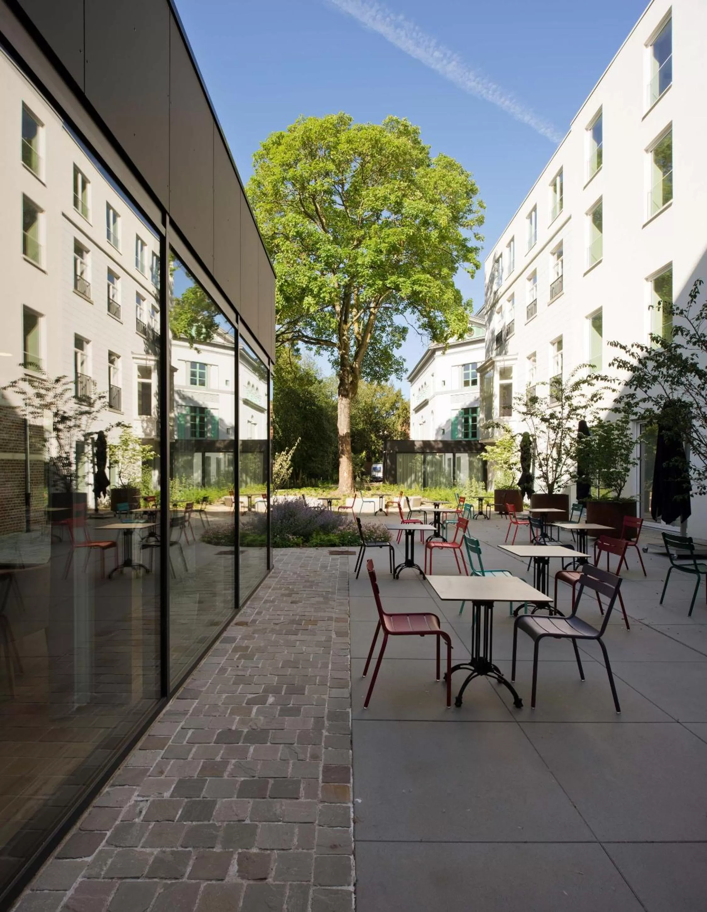 Patio in Hotel Den Briel