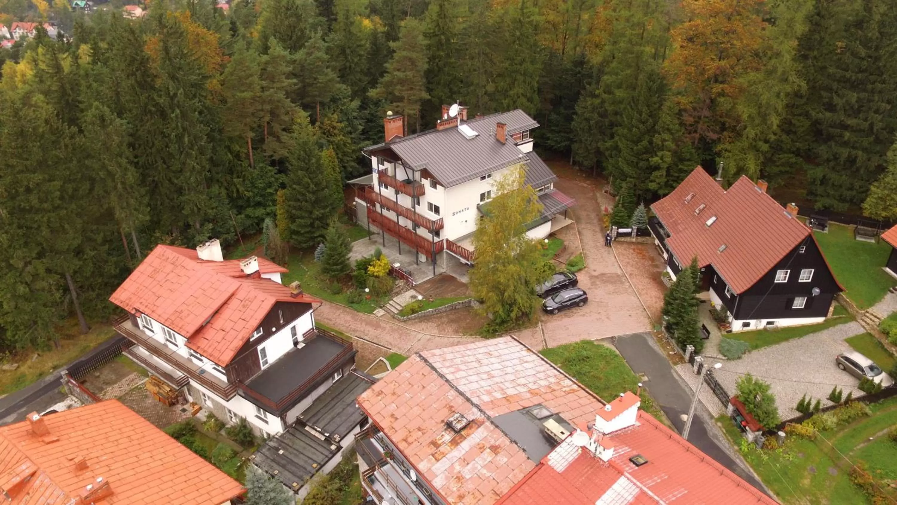 Bird's eye view in Willa Sonata - Apartamenty & Balia - Szklarska Poręba