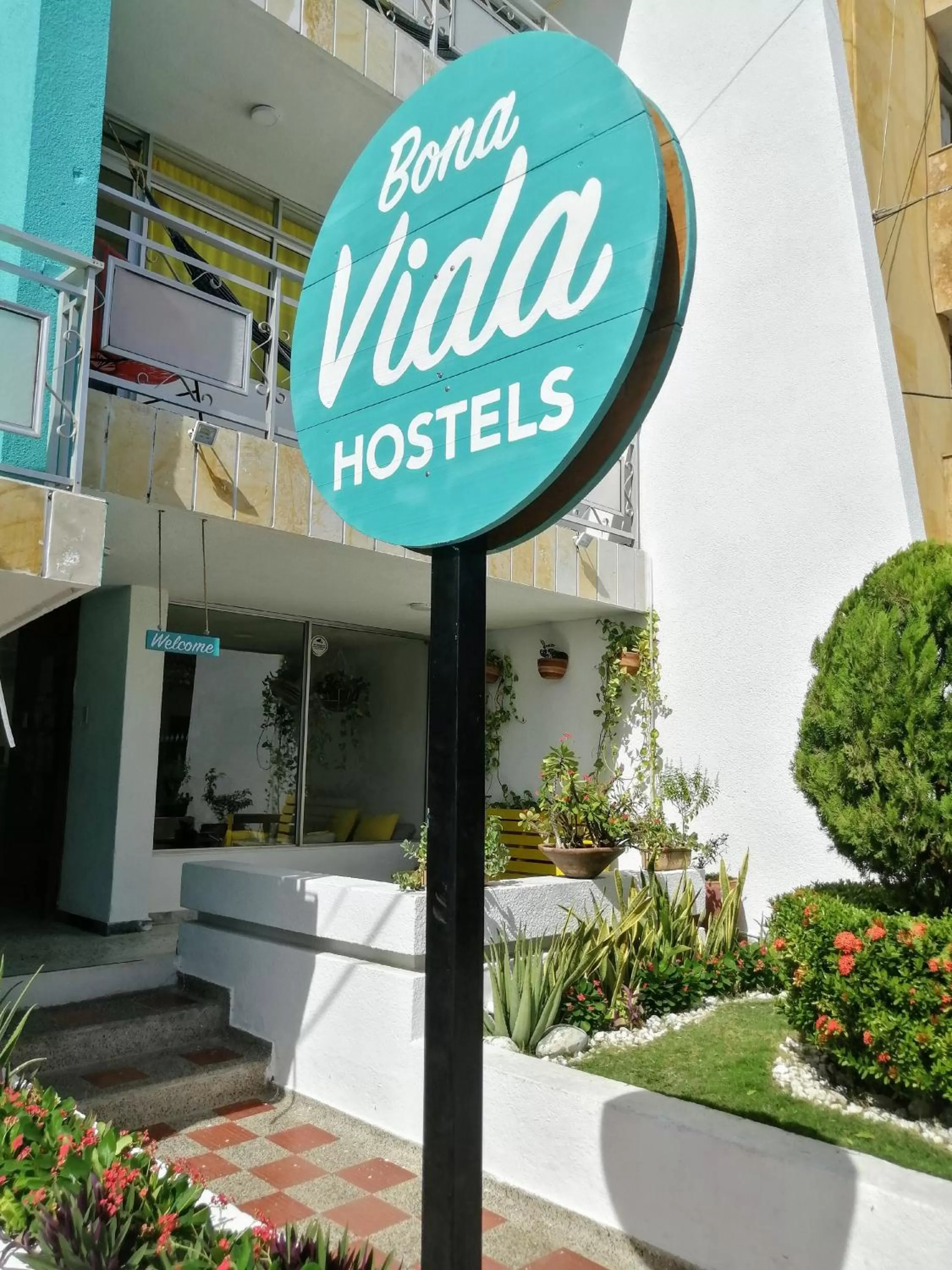 Property Logo/Sign in Bona Vida Hotel