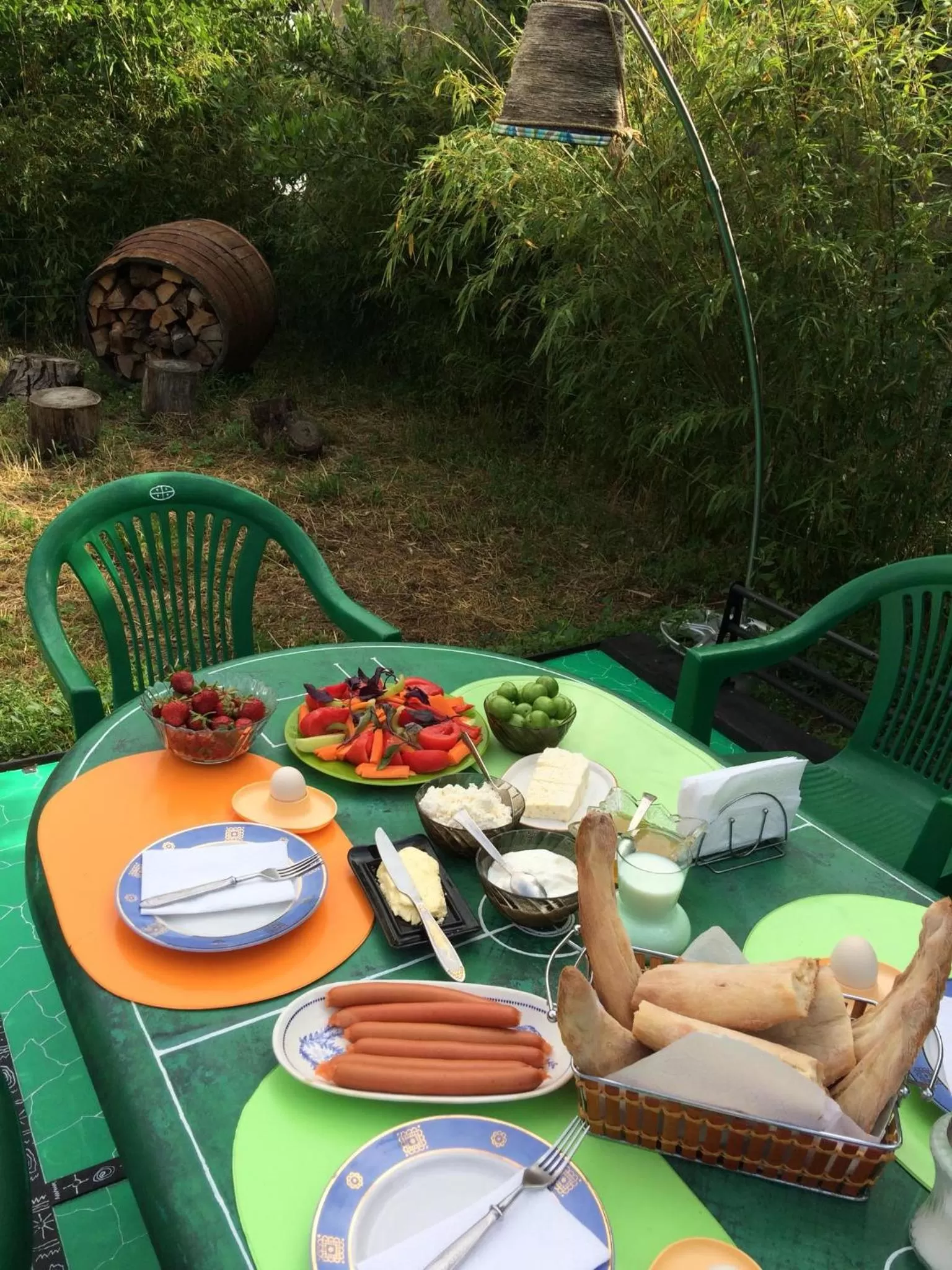 Garden in Qilimcha's Guesthouse