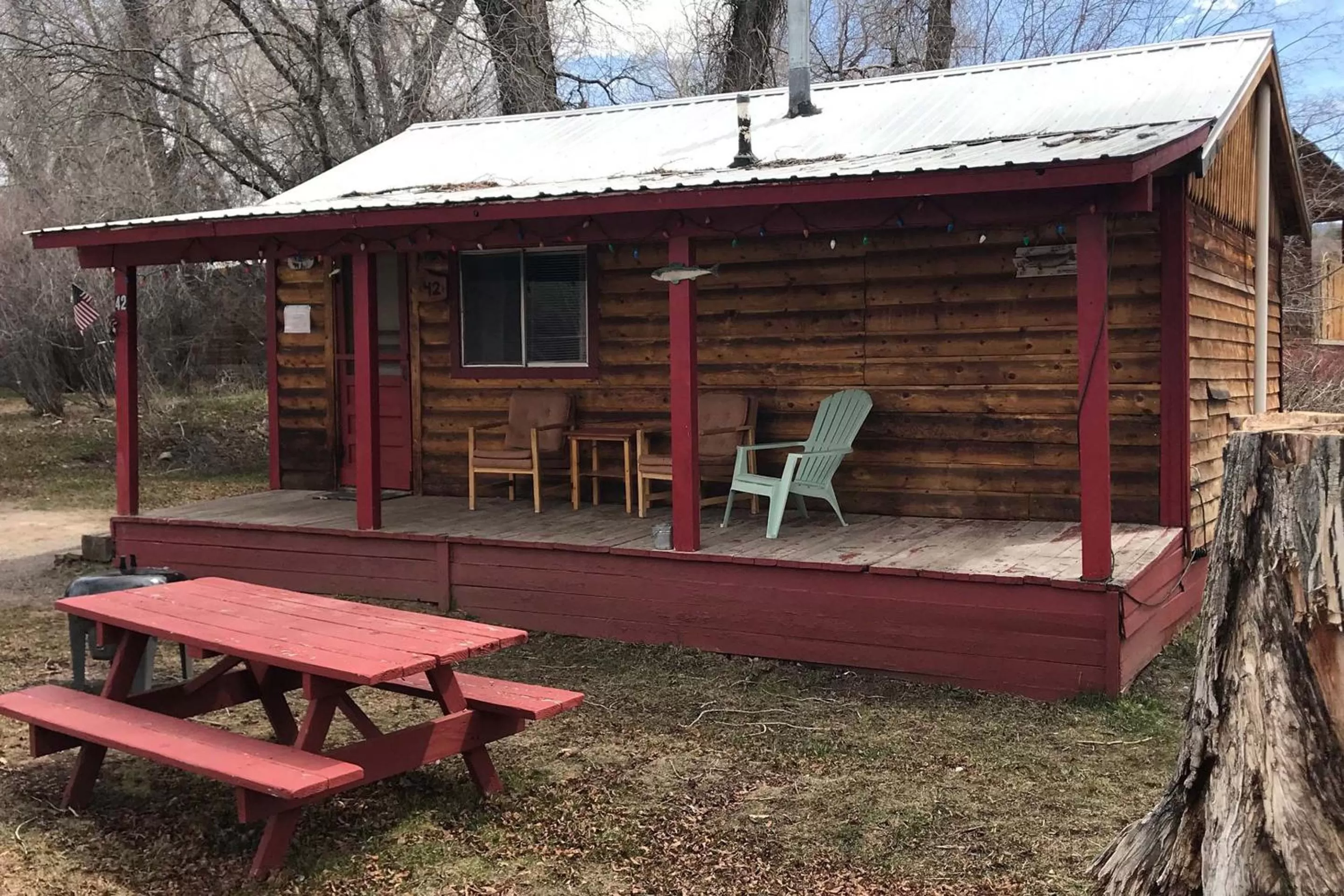 Patio in Elkhorn Lodge