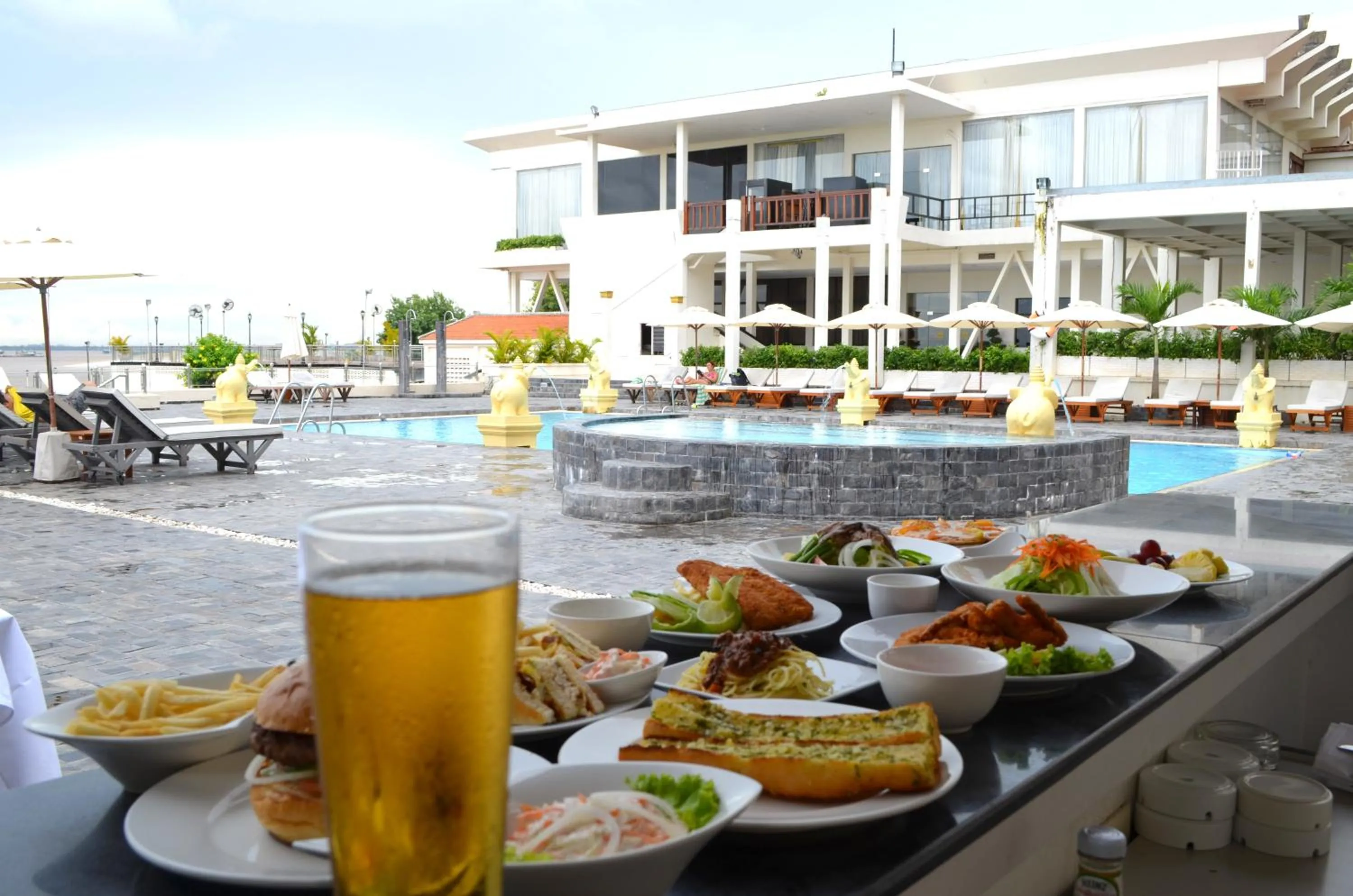 Food in Hotel Cambodiana