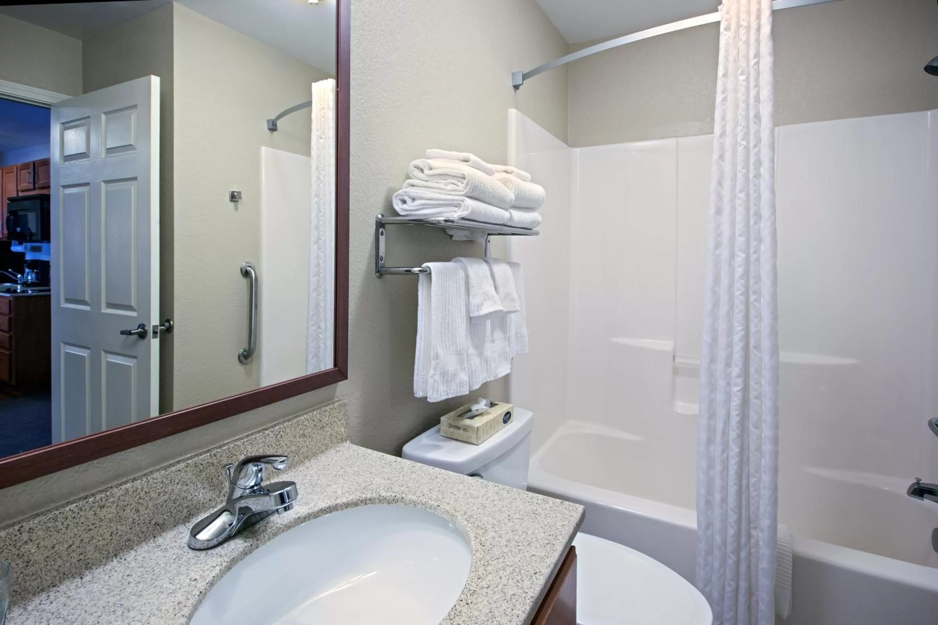 Bathroom in Candlewood Suites Indianapolis Northwest by IHG