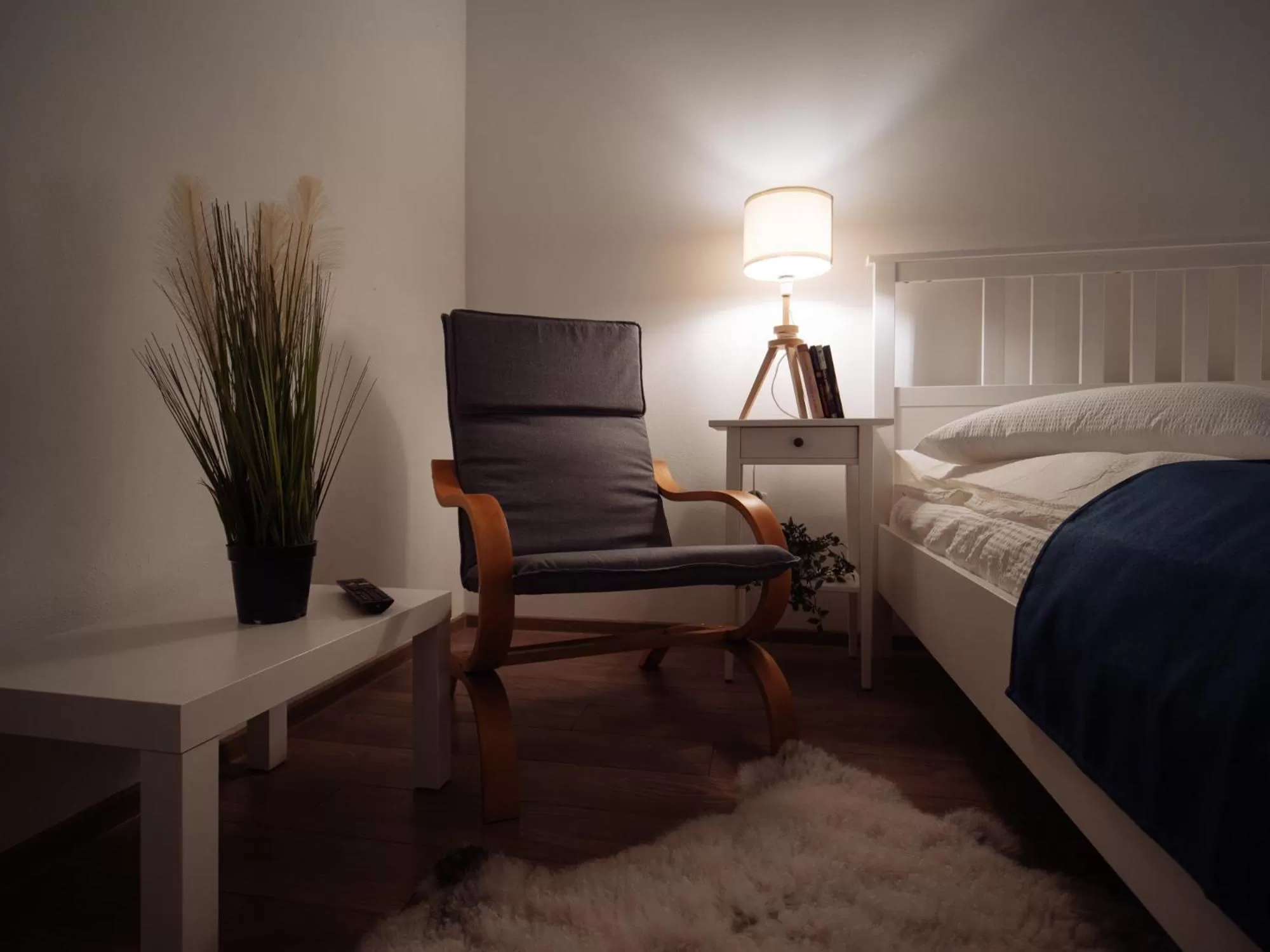 Bed in Zakarias Apartments