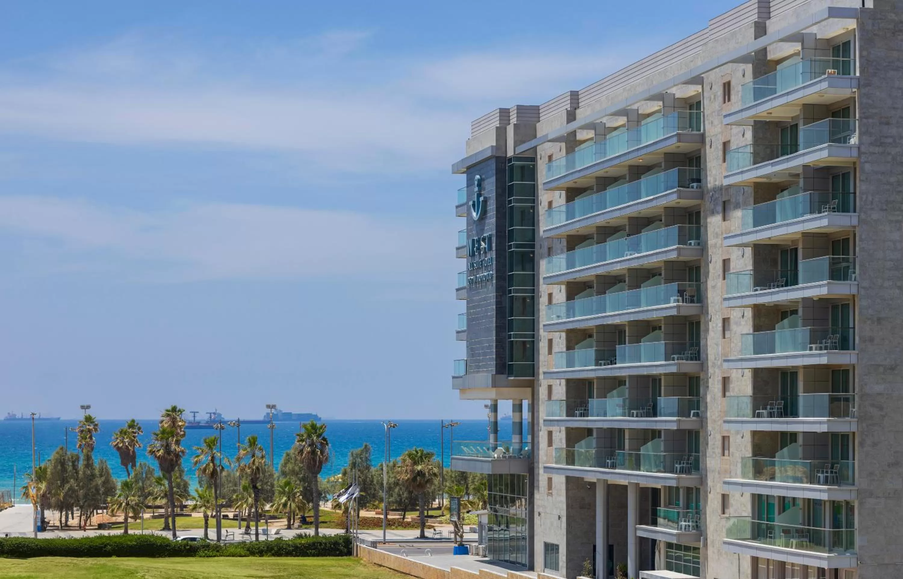 Property building in West All Suites Hotel Ashdod