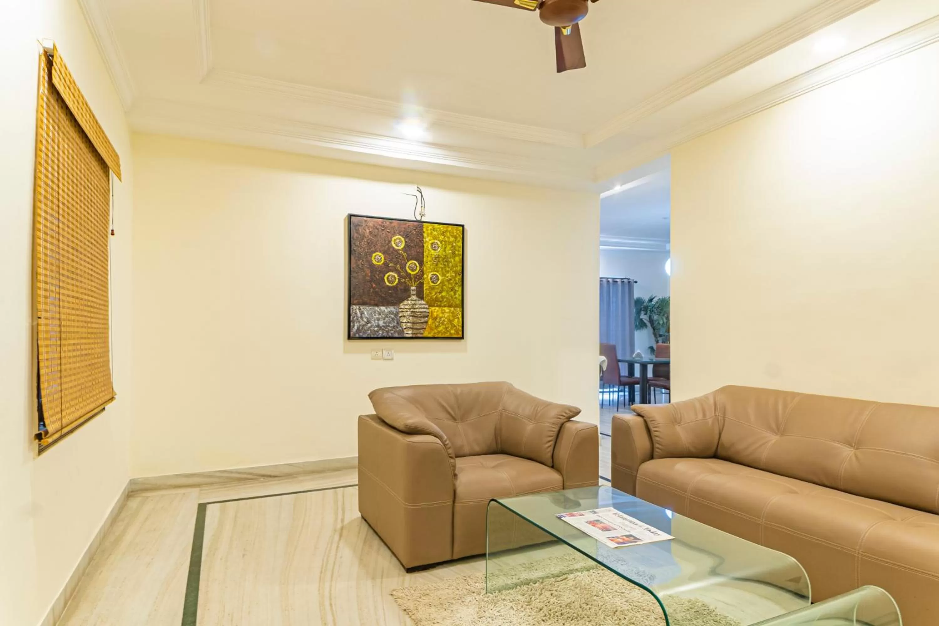 Seating area in Hotel Athome & Serviced Apartments by Deccan Serai Hotels