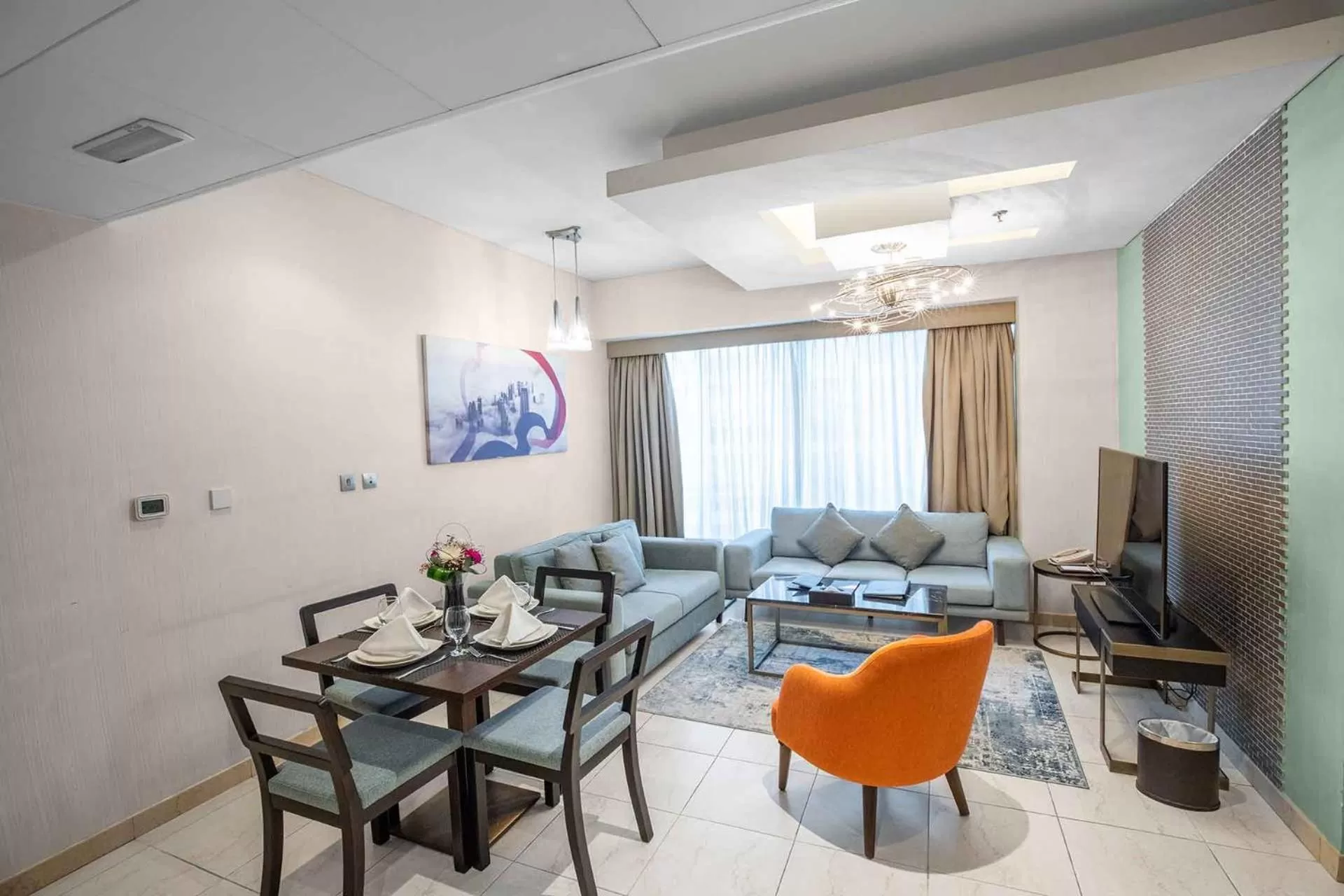 Living room in City Premiere Hotel Apartments - Dubai