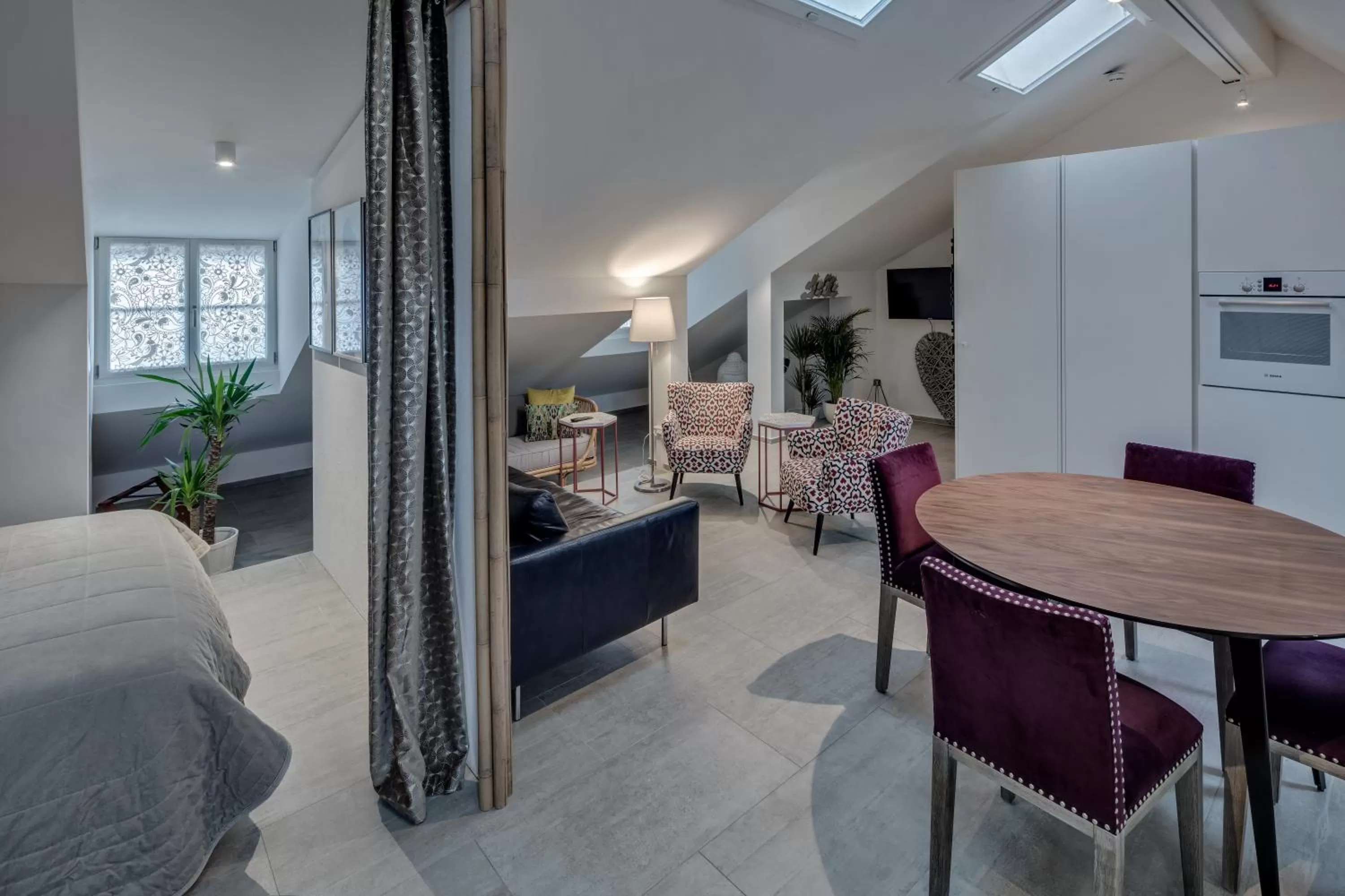 Living room in smartroom The Residence la Cittadella Baden