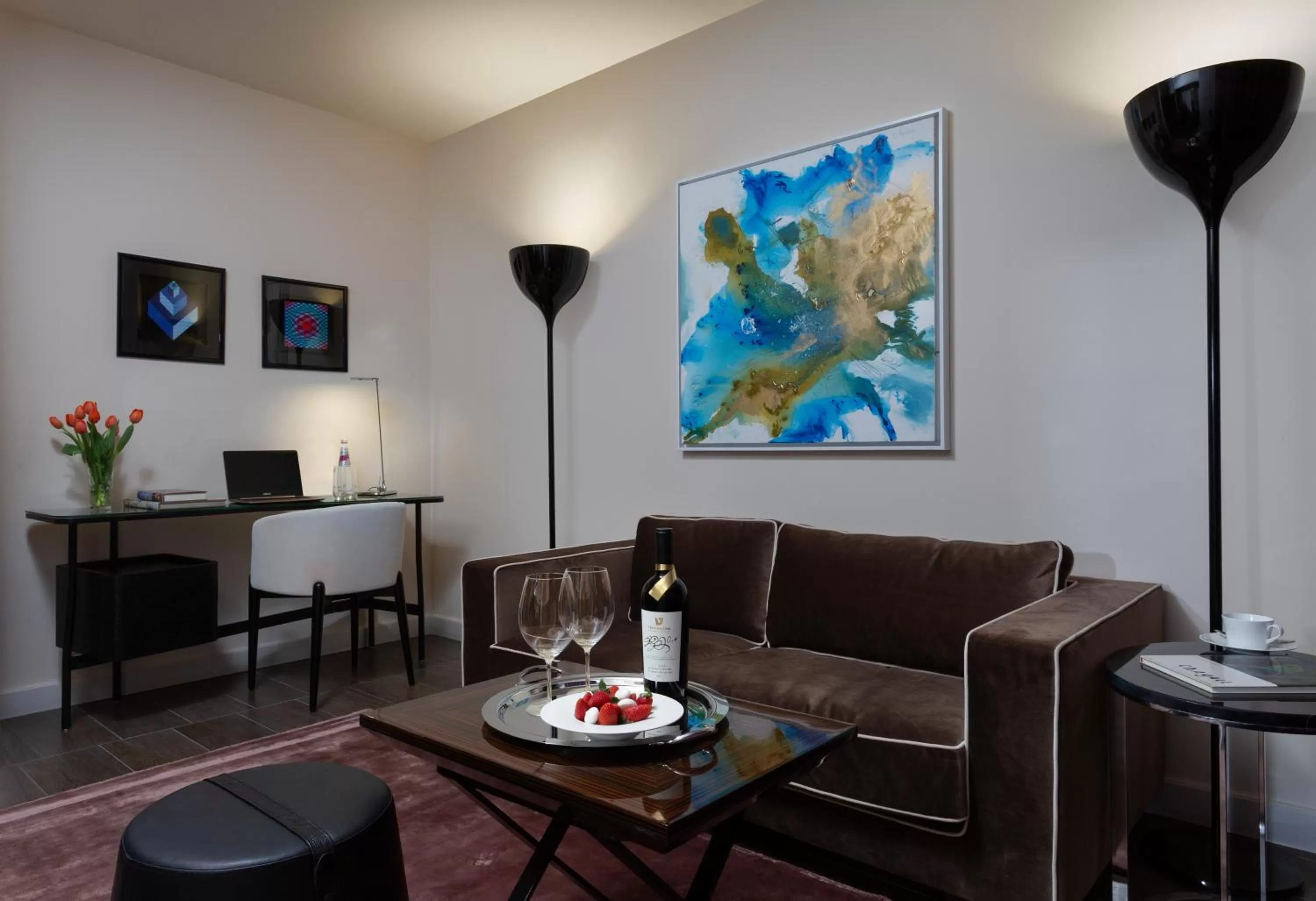 Living room in Lady Stern Jerusalem Hotel