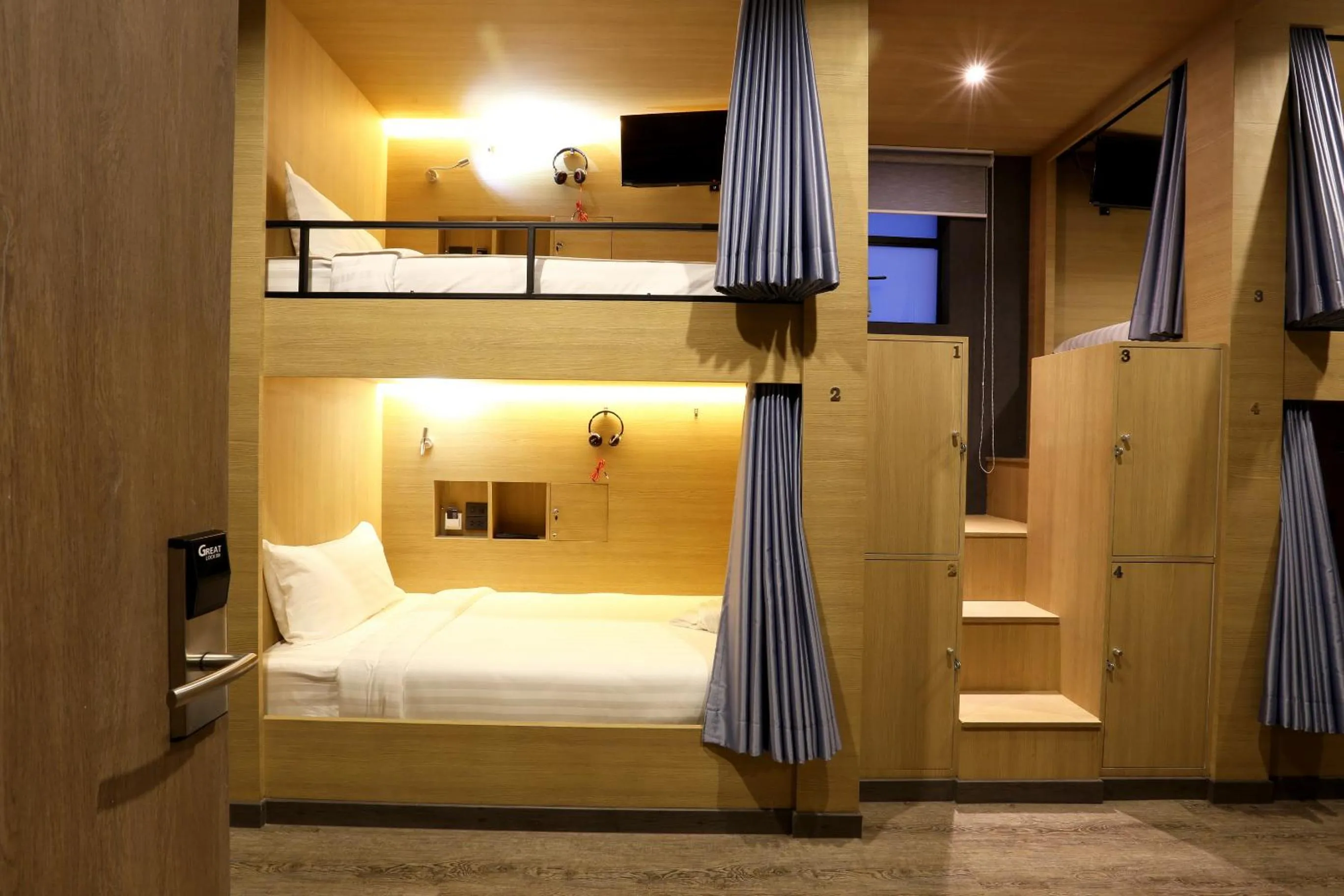 Bed in The Printing House Poshtel