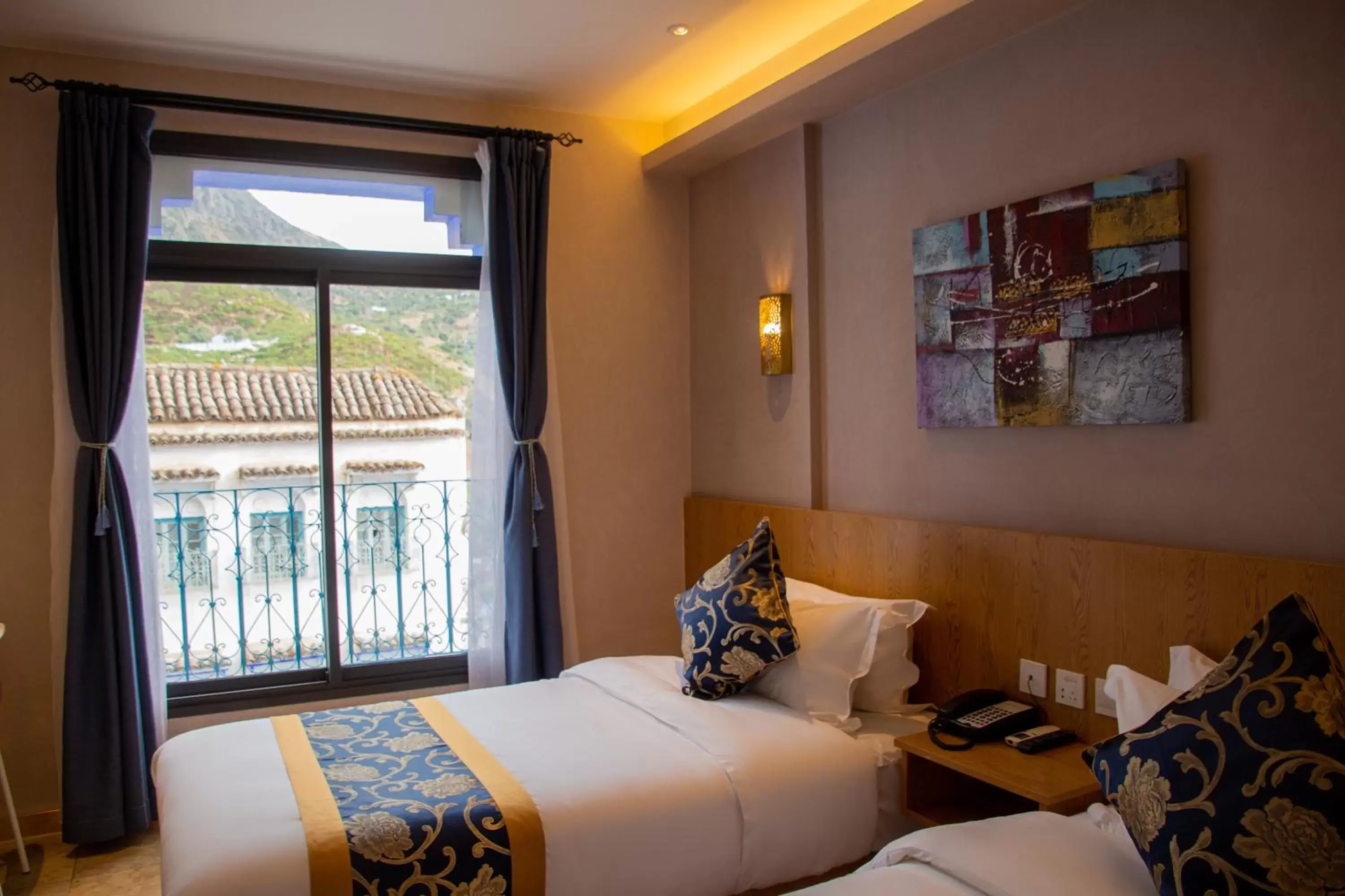 Twin Room with Mountain View in VANCII Hotel Twin Room with Mountain View in VANCII Hotel