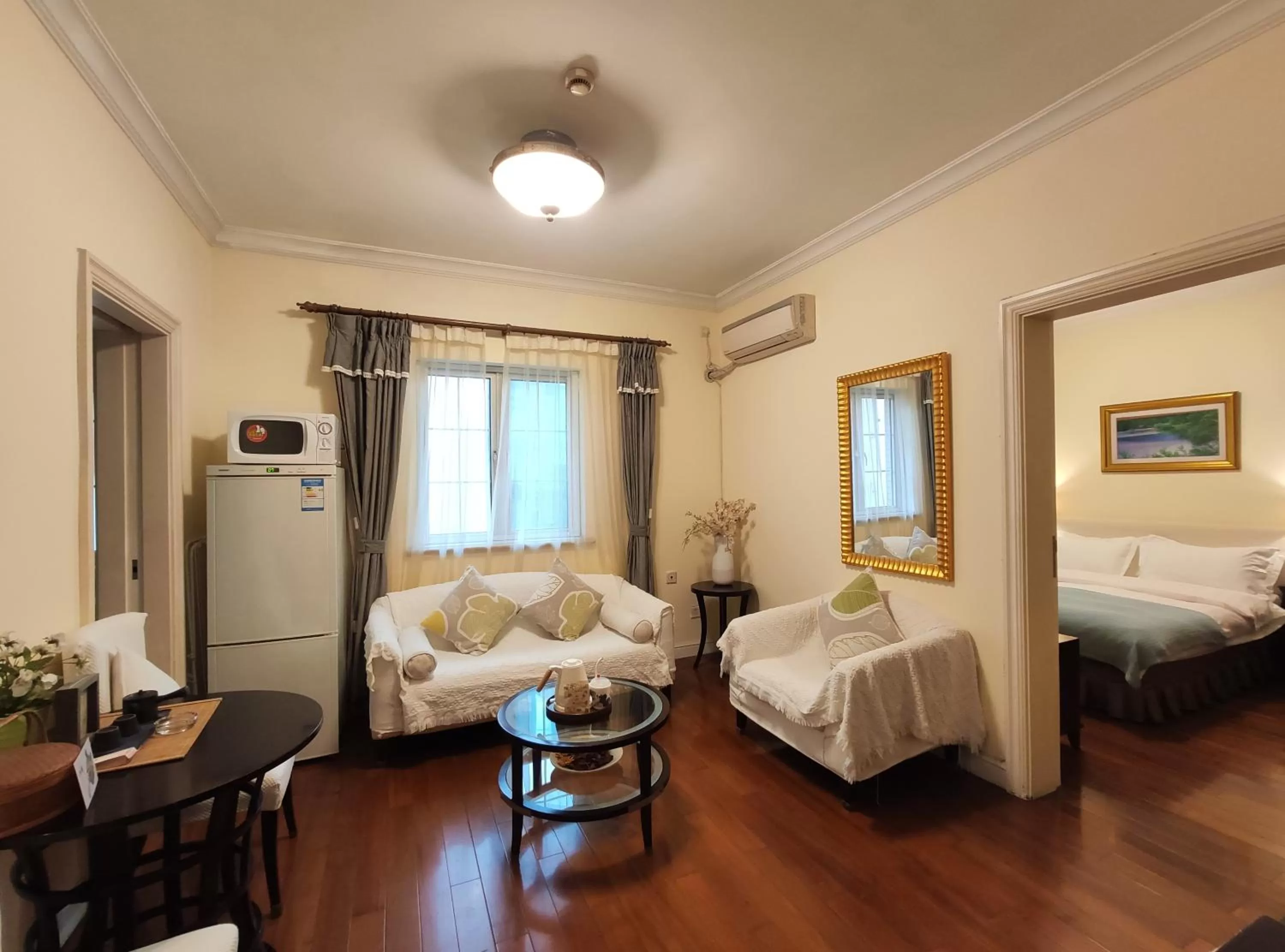 Bed in Ladoll Service Apartments