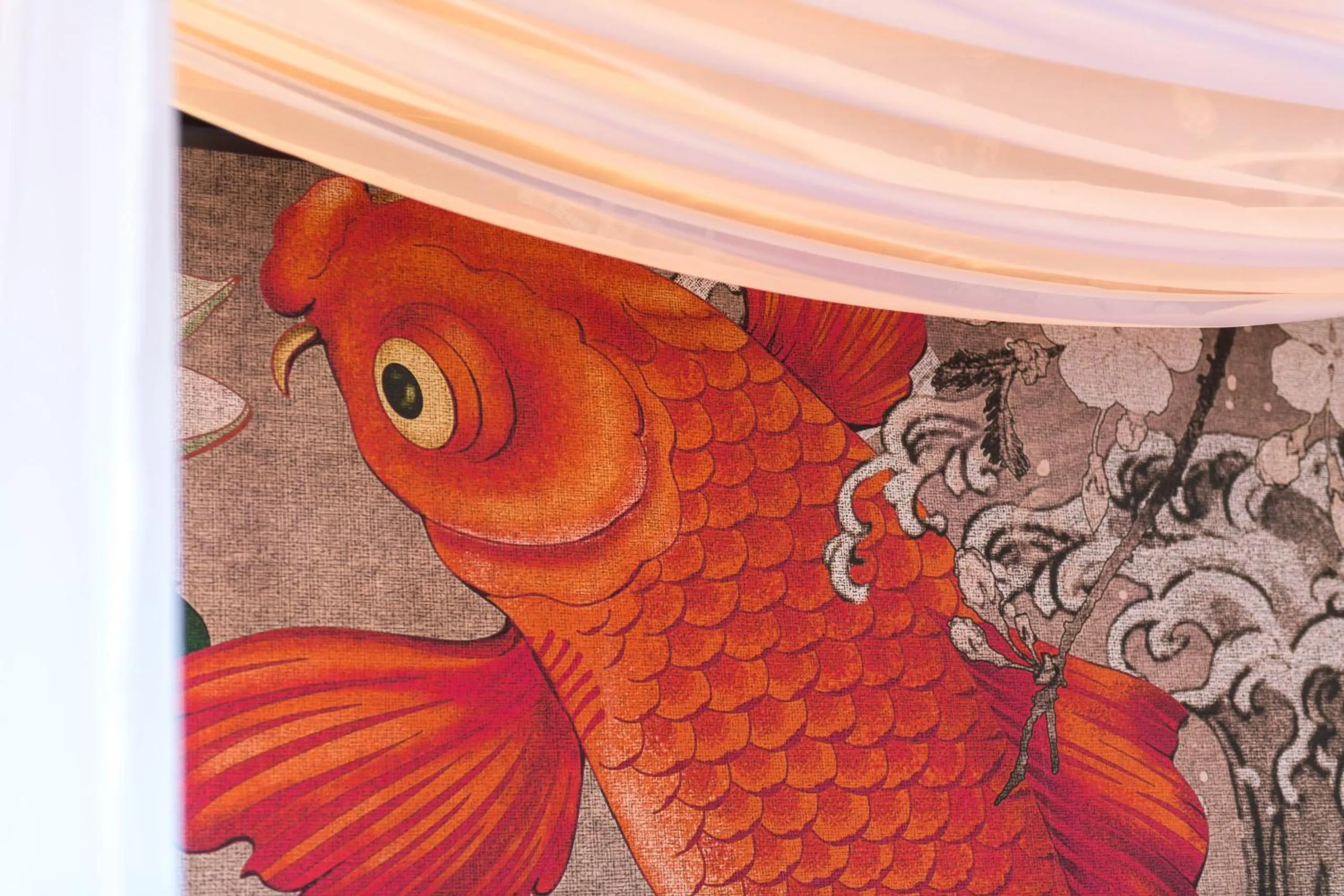 Decorative detail in Regina del Garda Suite