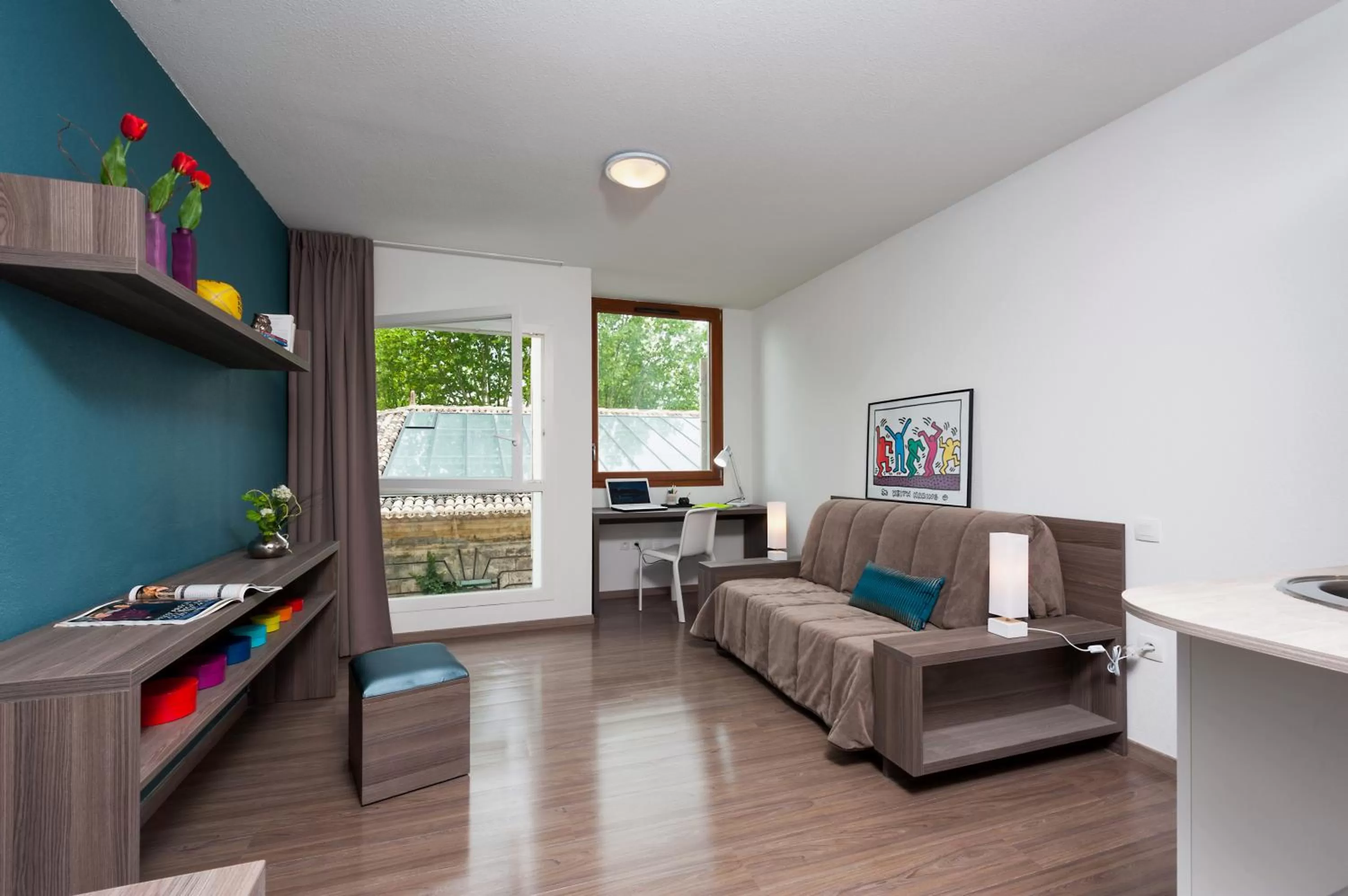 Seating area in Ténéo Apparthôtel Bordeaux Maritime - Cité du vin