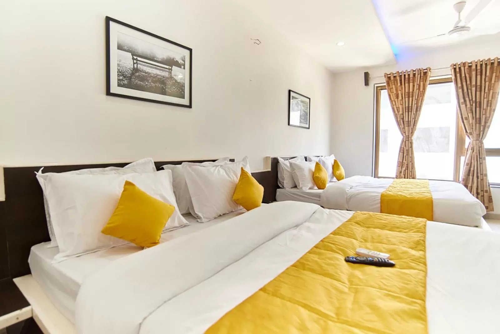 Bed in Hotel Sai Bansi