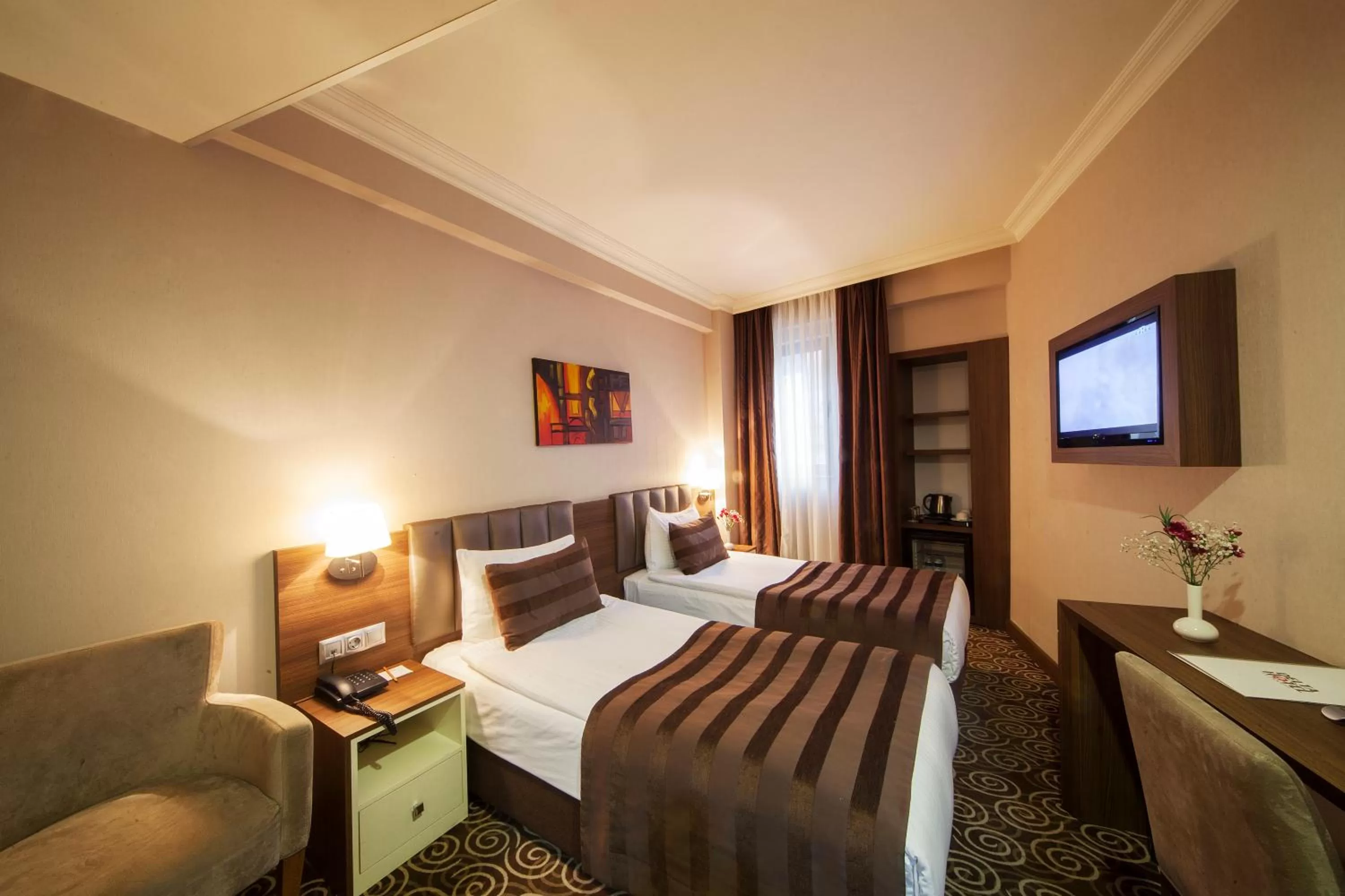 Bed in Delta Hotel Istanbul & Old City