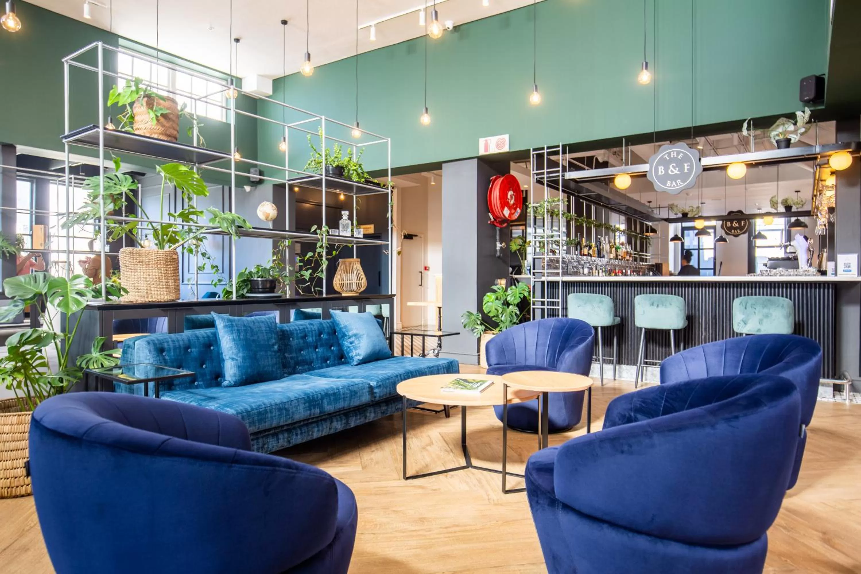 Communal lounge/ TV room in Old Bank Hotel - Lion Roars Hotels & Lodges